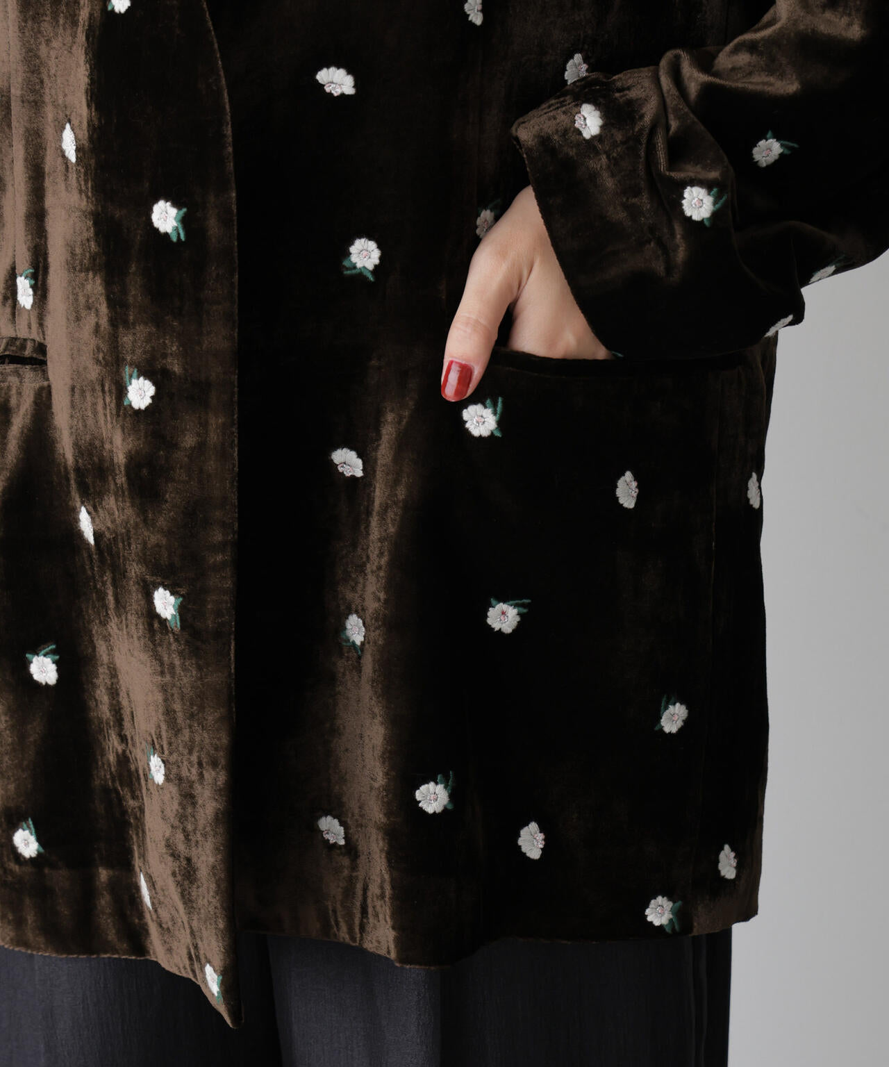 「STEVELOUR」ベロアブルームジャケット(セットアップ可) 6695216310