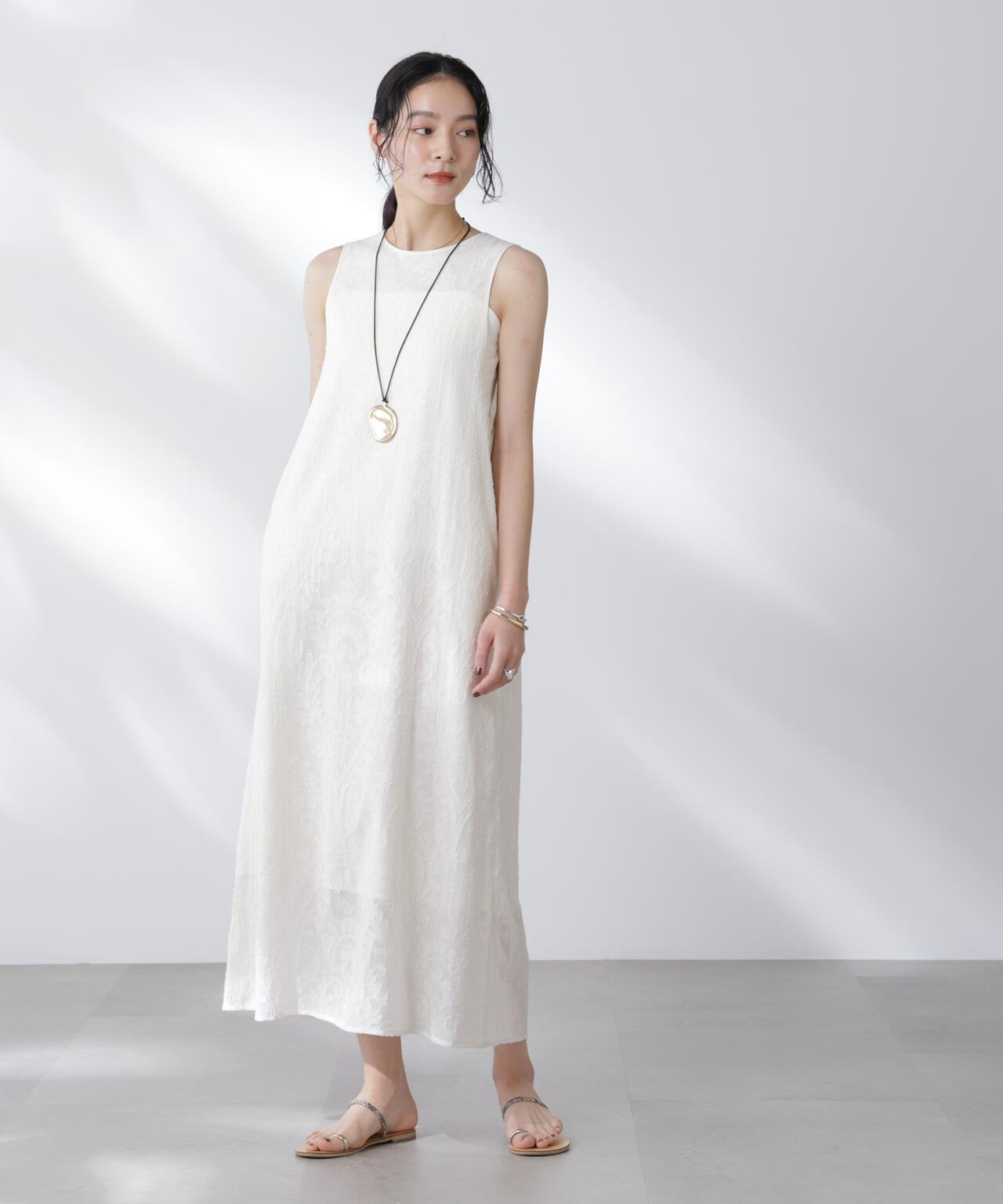 made in india カットワークジャカードワンピース(セットアップ可) 6695219300