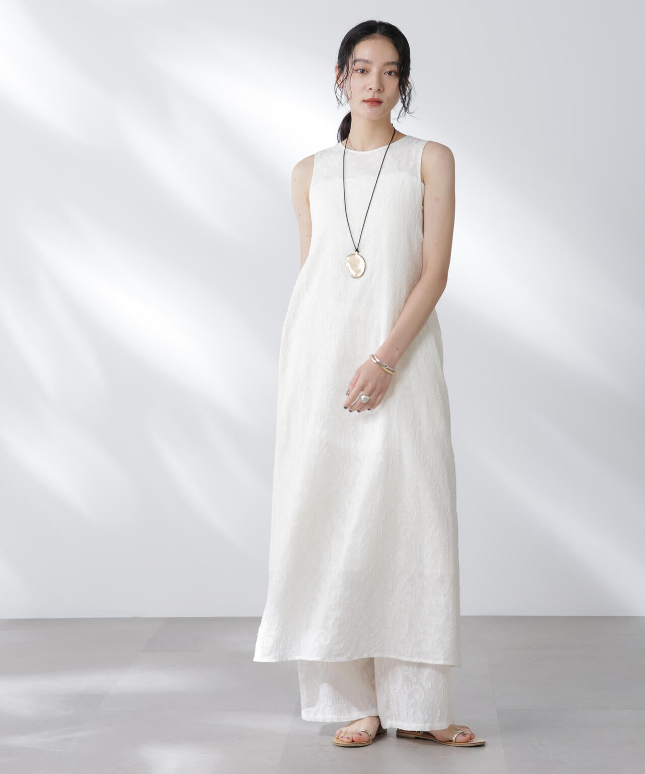 made in india カットワークジャカードワンピース(セットアップ可) 6695219300