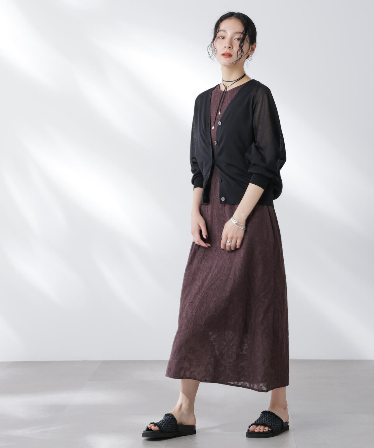 made in india カットワークジャカードワンピース(セットアップ可) 6695219300