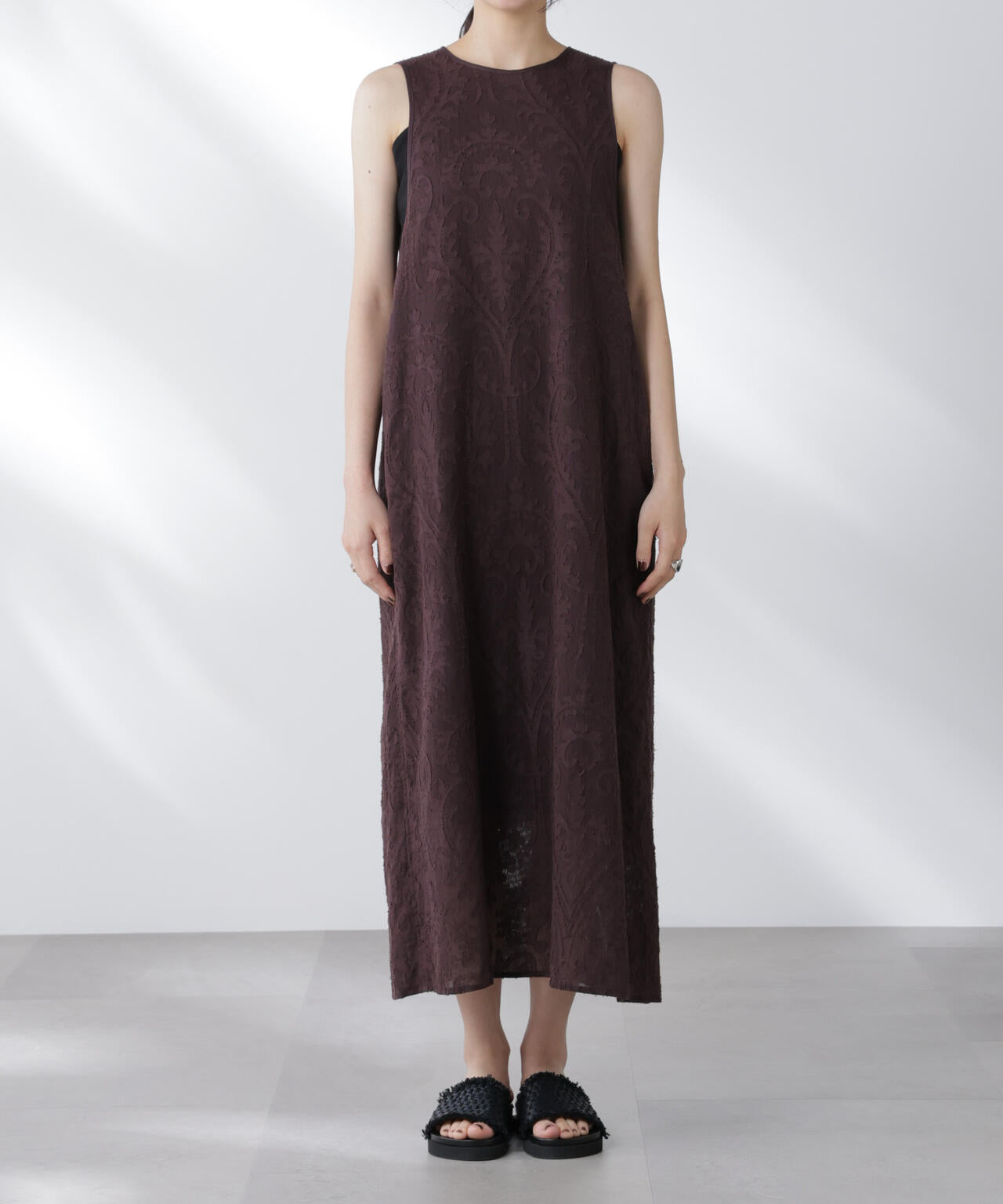 made in india カットワークジャカードワンピース(セットアップ可) 6695219300