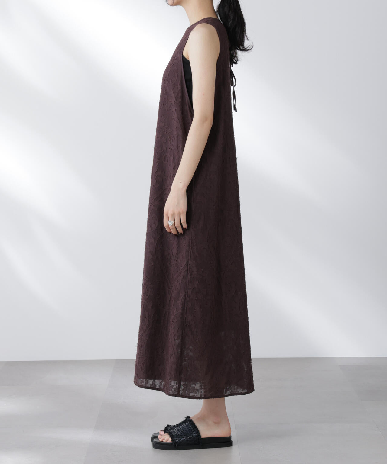 made in india カットワークジャカードワンピース(セットアップ可) 6695219300