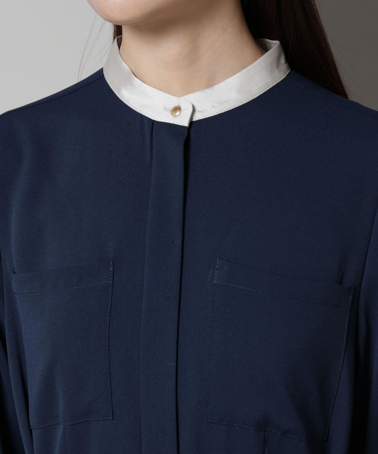 スタンドバイカラーベルト付きワンピース 6695219303