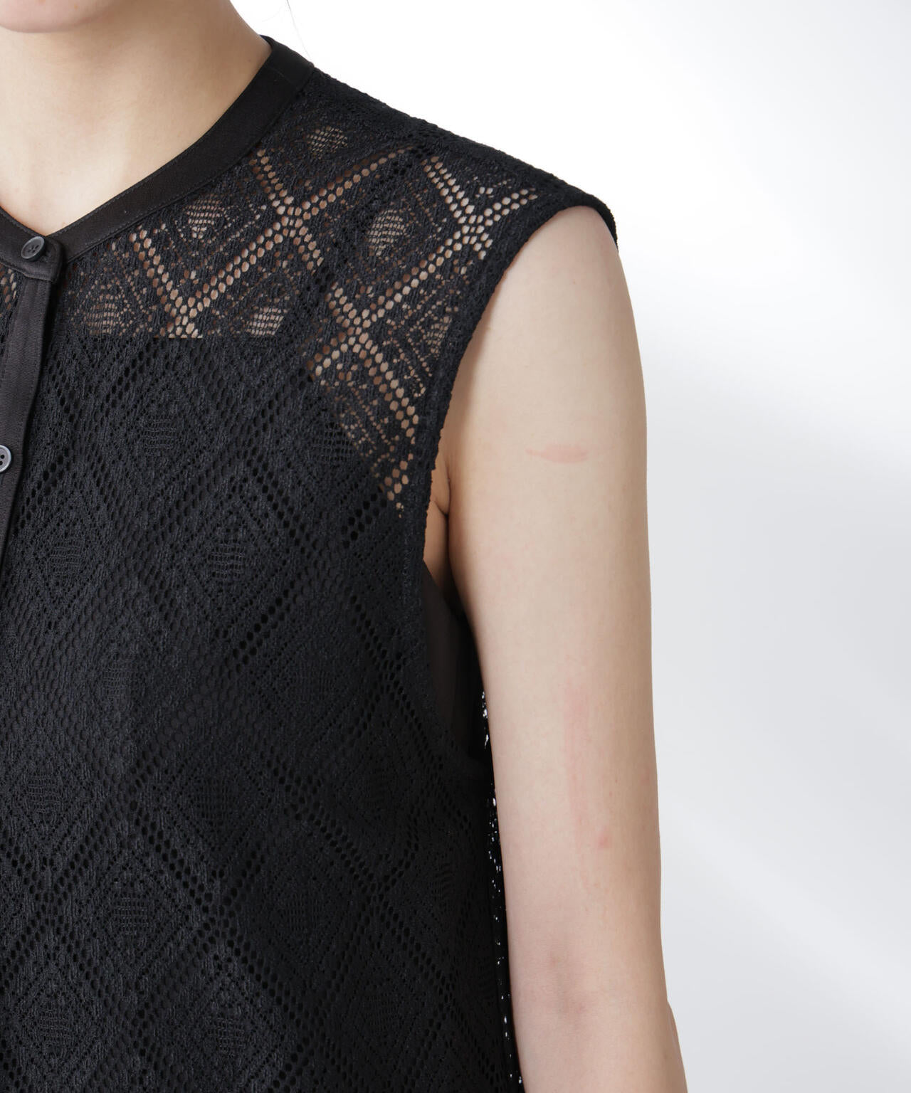 レースロングジレ×キャミワンピースセット 6695219307