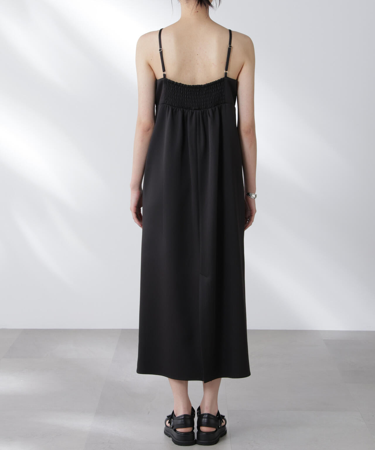 レースロングジレ×キャミワンピースセット 6695219307