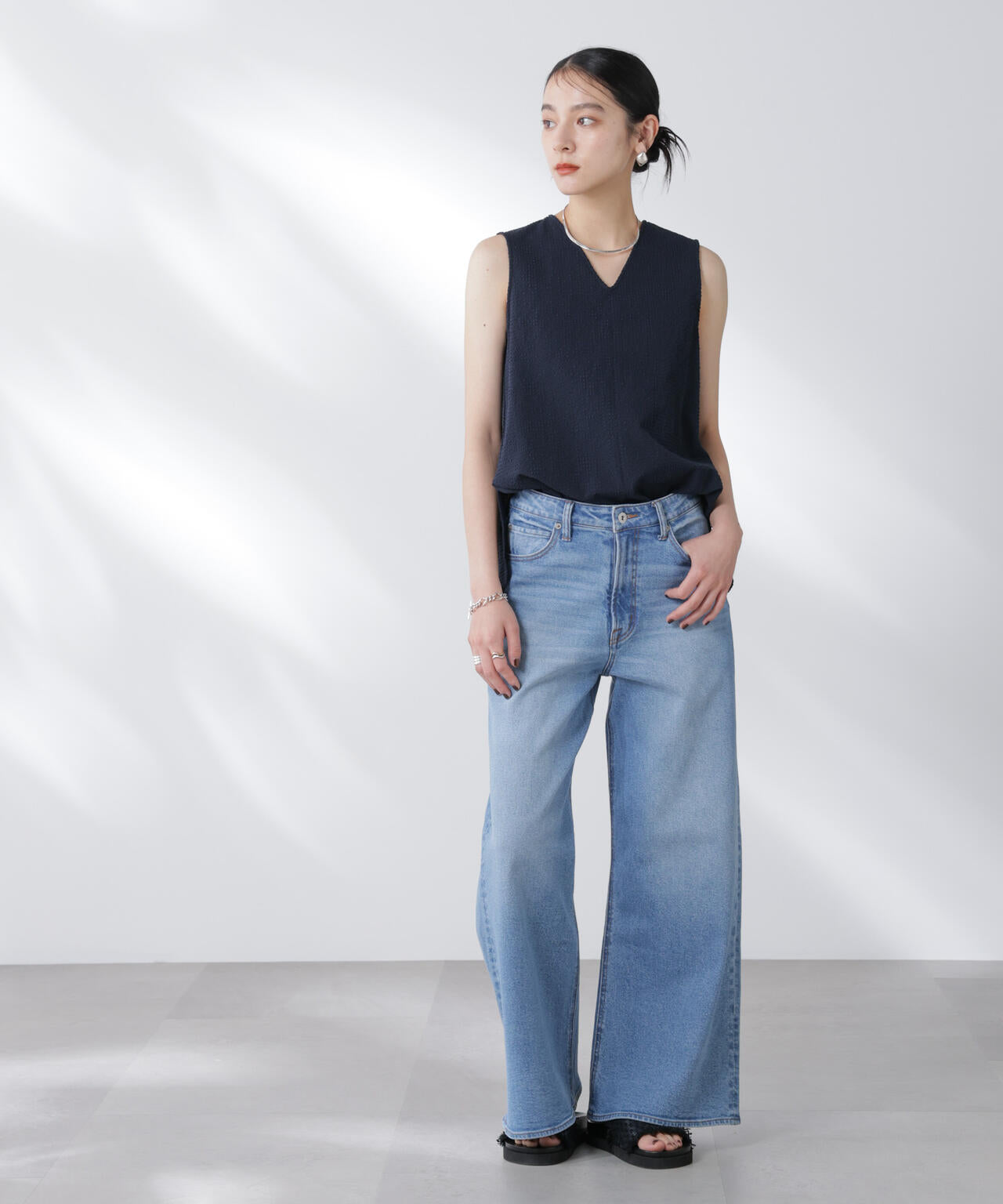 サッカーブラウス×スカートセットアップ 6695219308