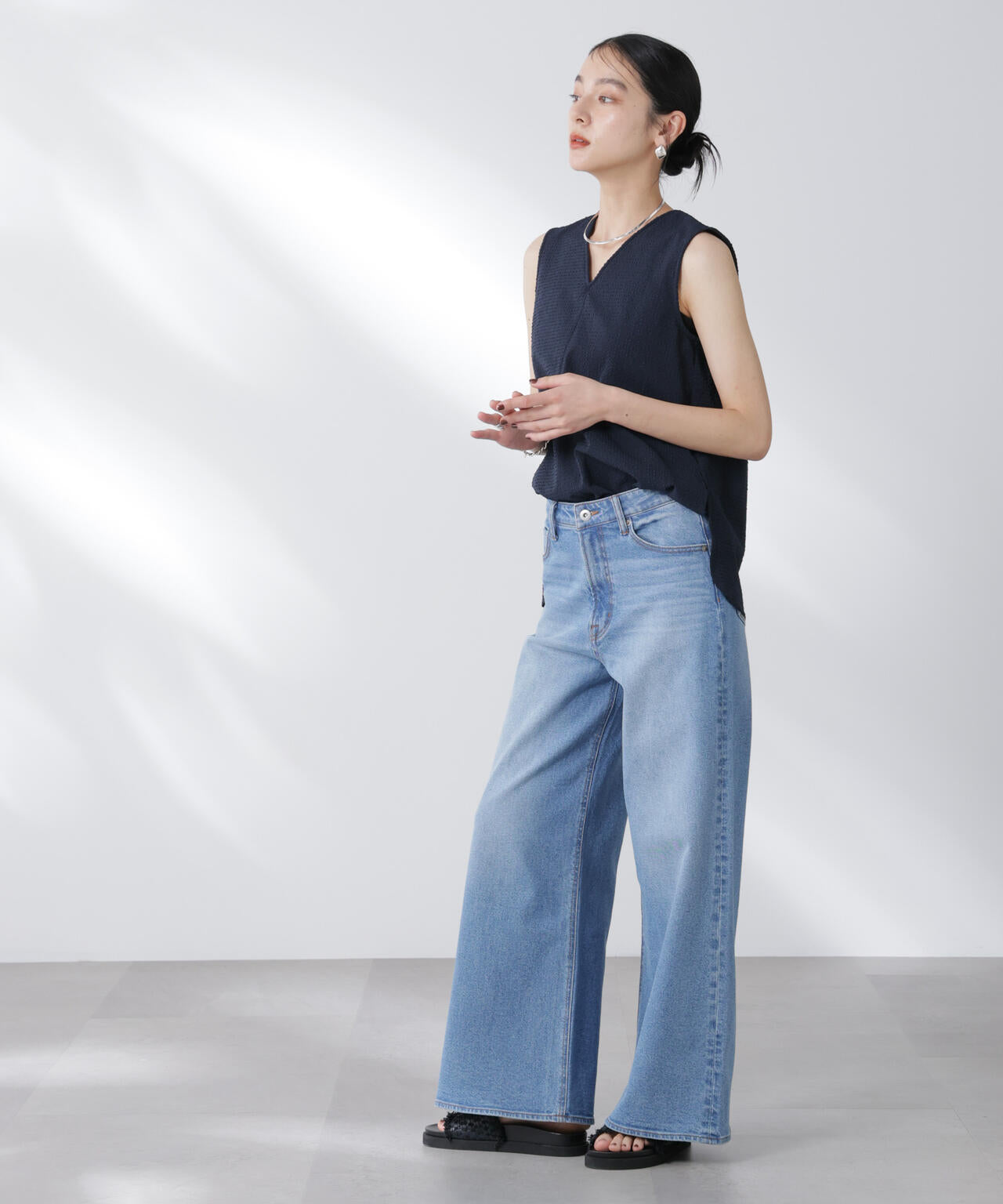 サッカーブラウス×スカートセットアップ 6695219308