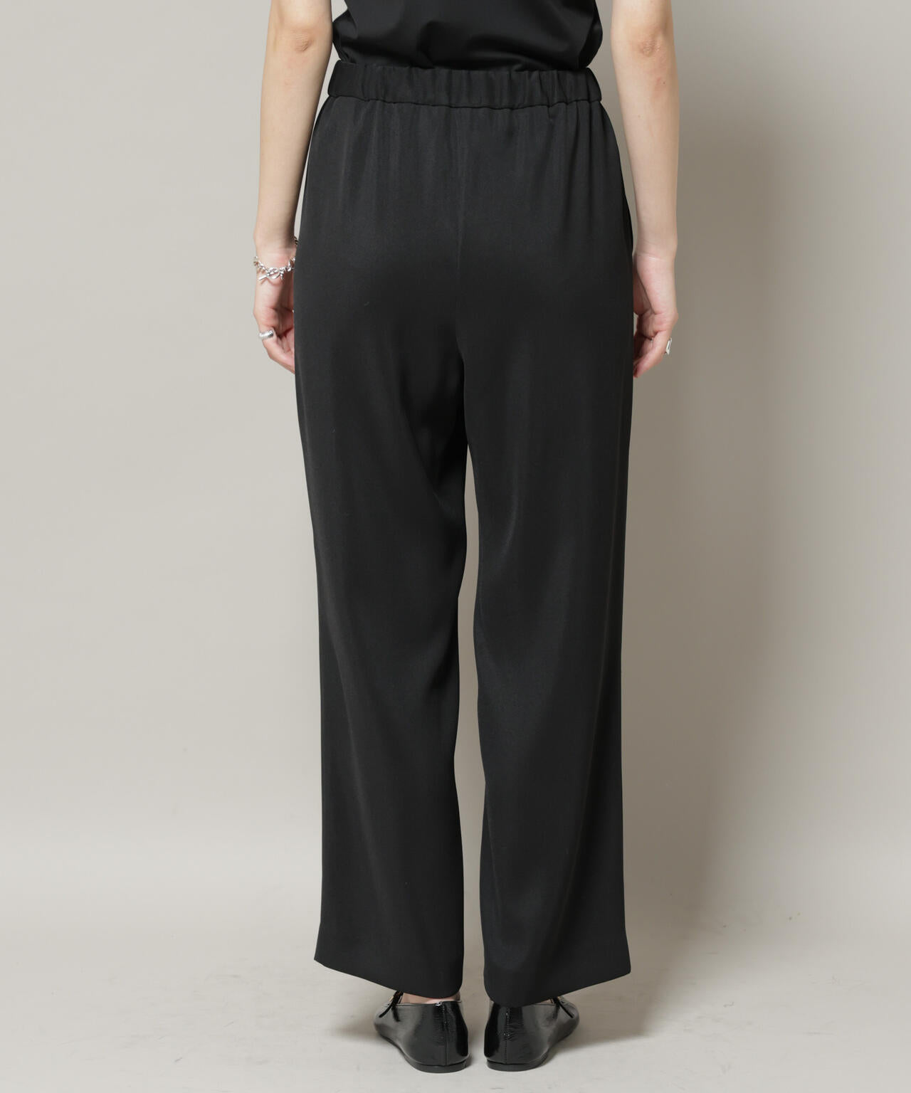 ダブルクロスノースリーブブラウス×パンツセットアップ 6695219309