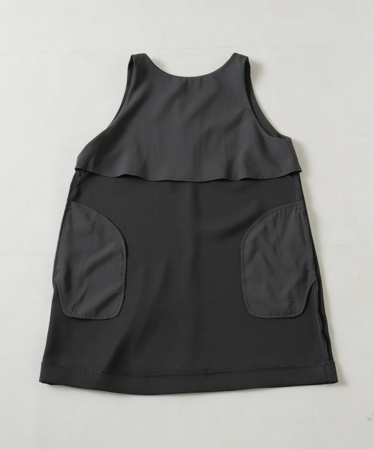 ダブルクロスノースリーブブラウス×パンツセットアップ 6695219309