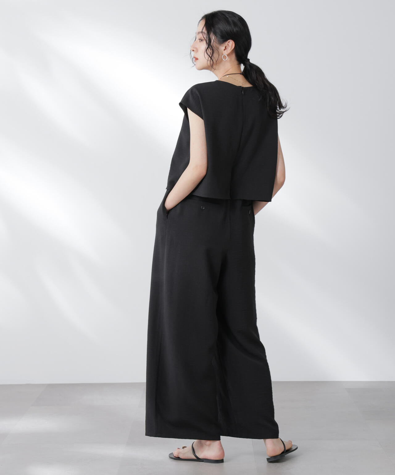 フレンチスリーブオールインワン 6695219310