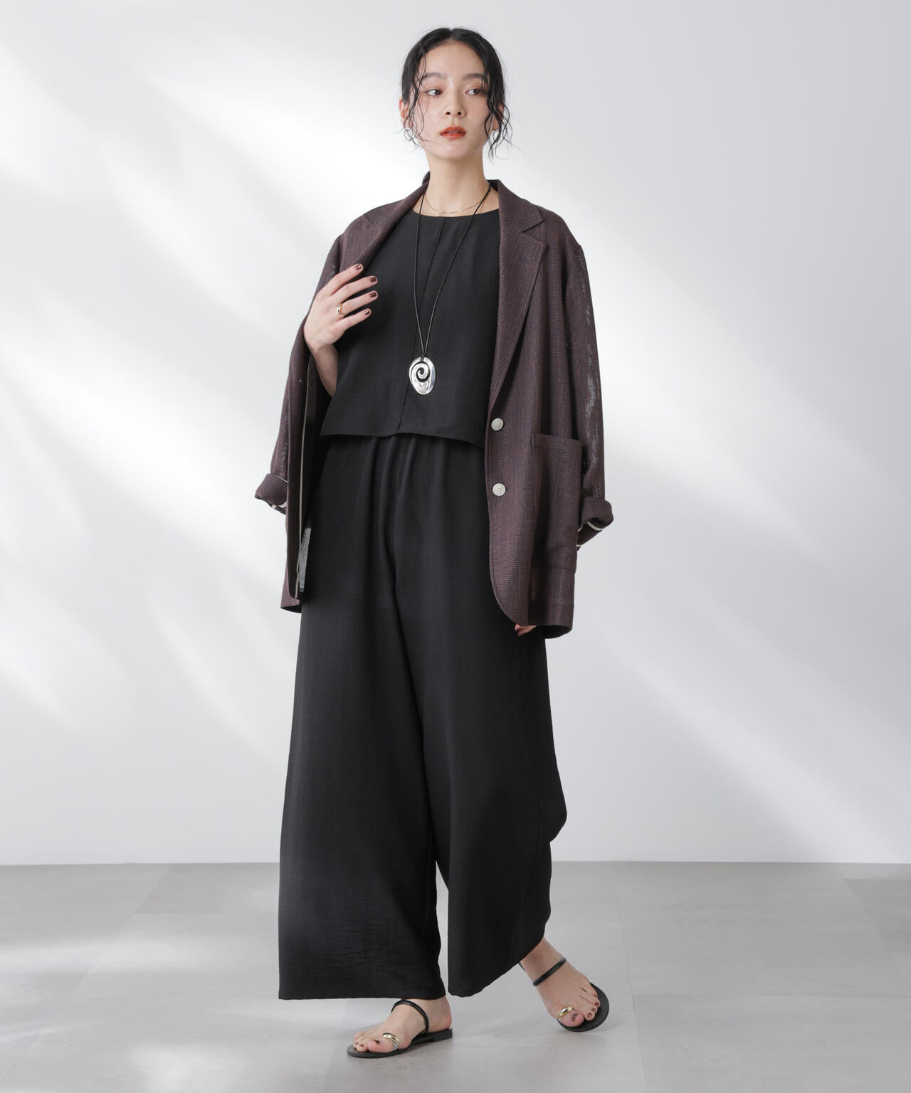 フレンチスリーブオールインワン 6695219310