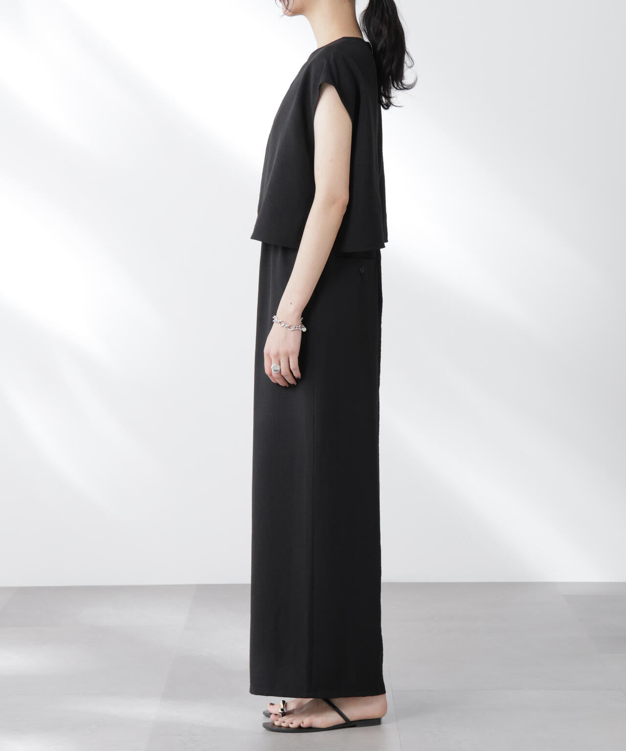 フレンチスリーブオールインワン 6695219310