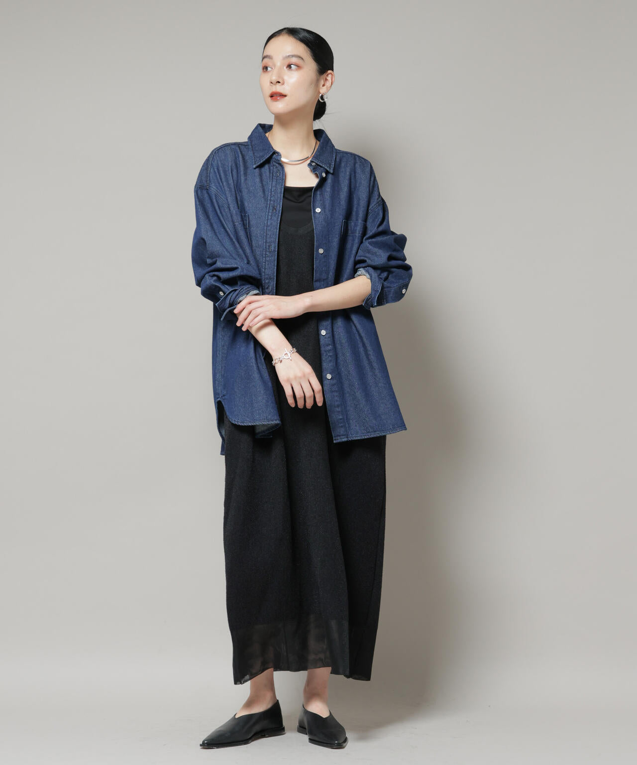 モール接結Uネックフォルムワンピース 6695219316