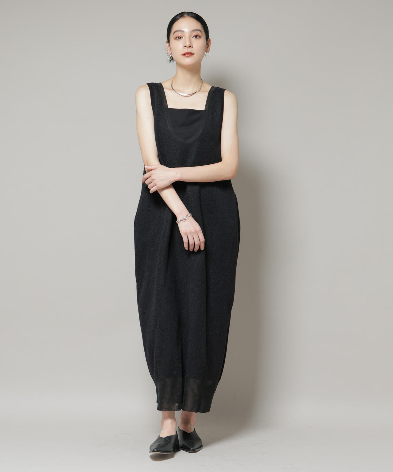 モール接結Uネックフォルムワンピース 6695219316