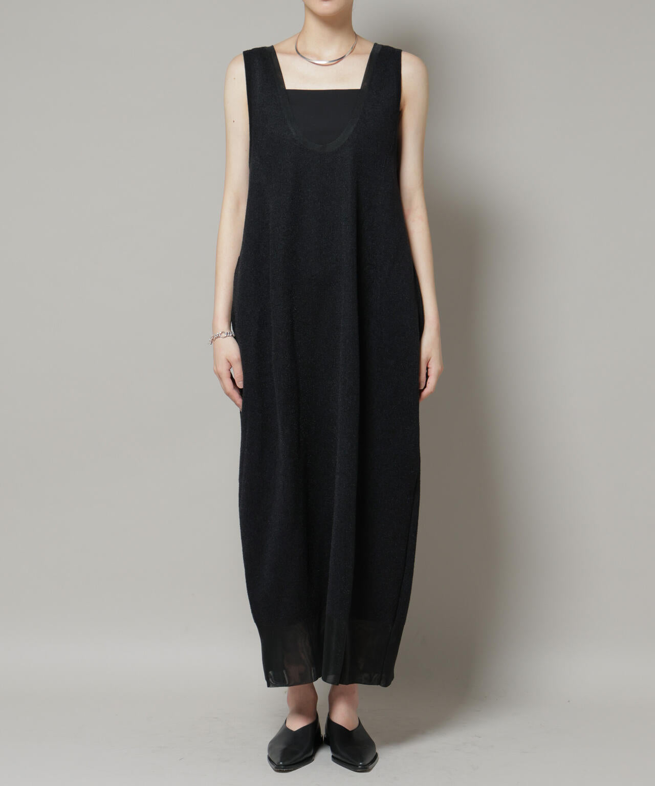 モール接結Uネックフォルムワンピース 6695219316