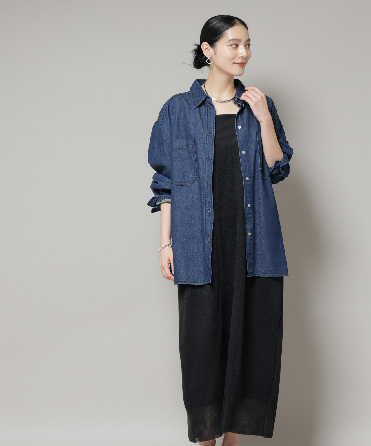 モール接結Uネックフォルムワンピース 6695219316