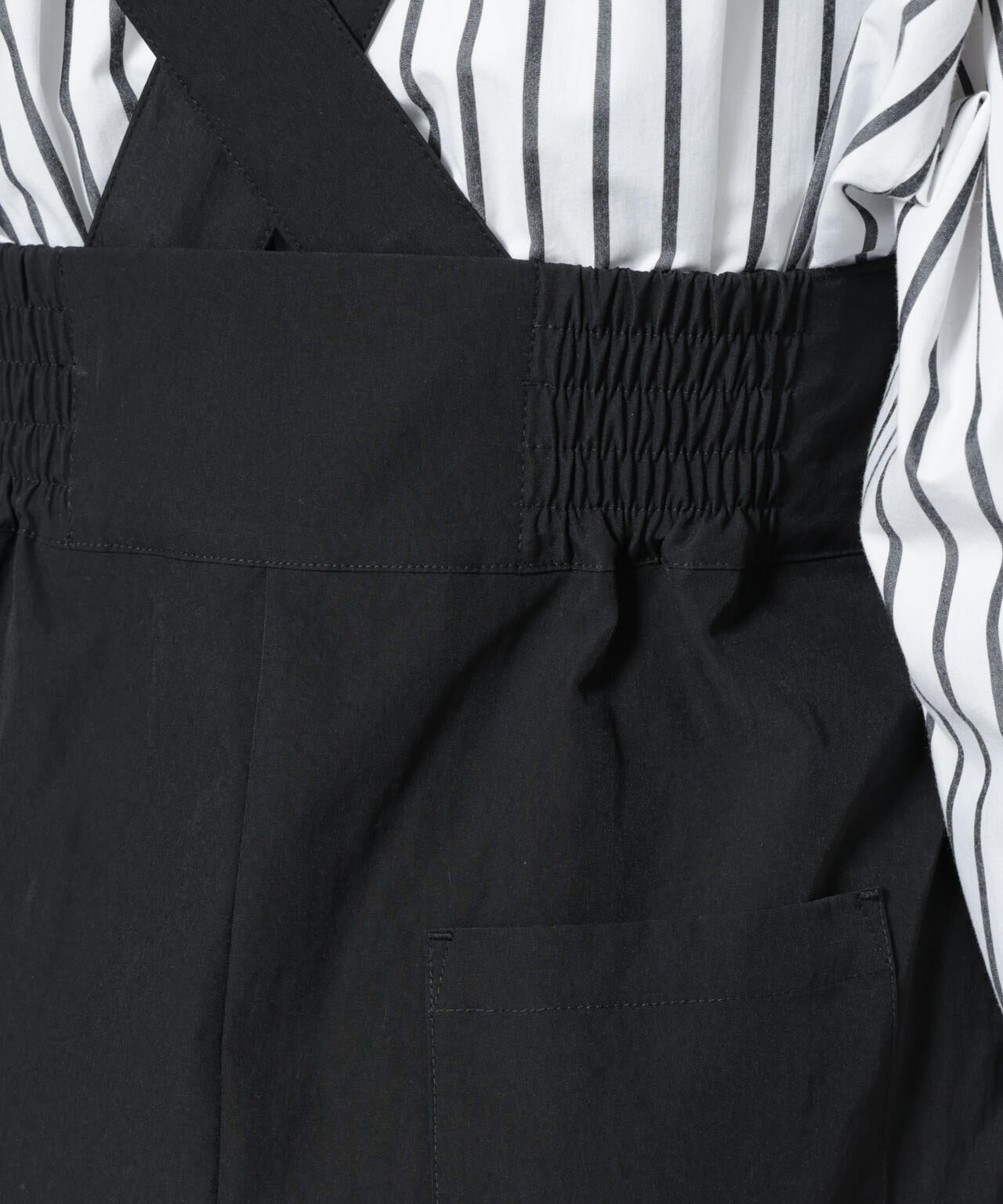 サスペンダー付きIラインジャンパースカート 6695219319