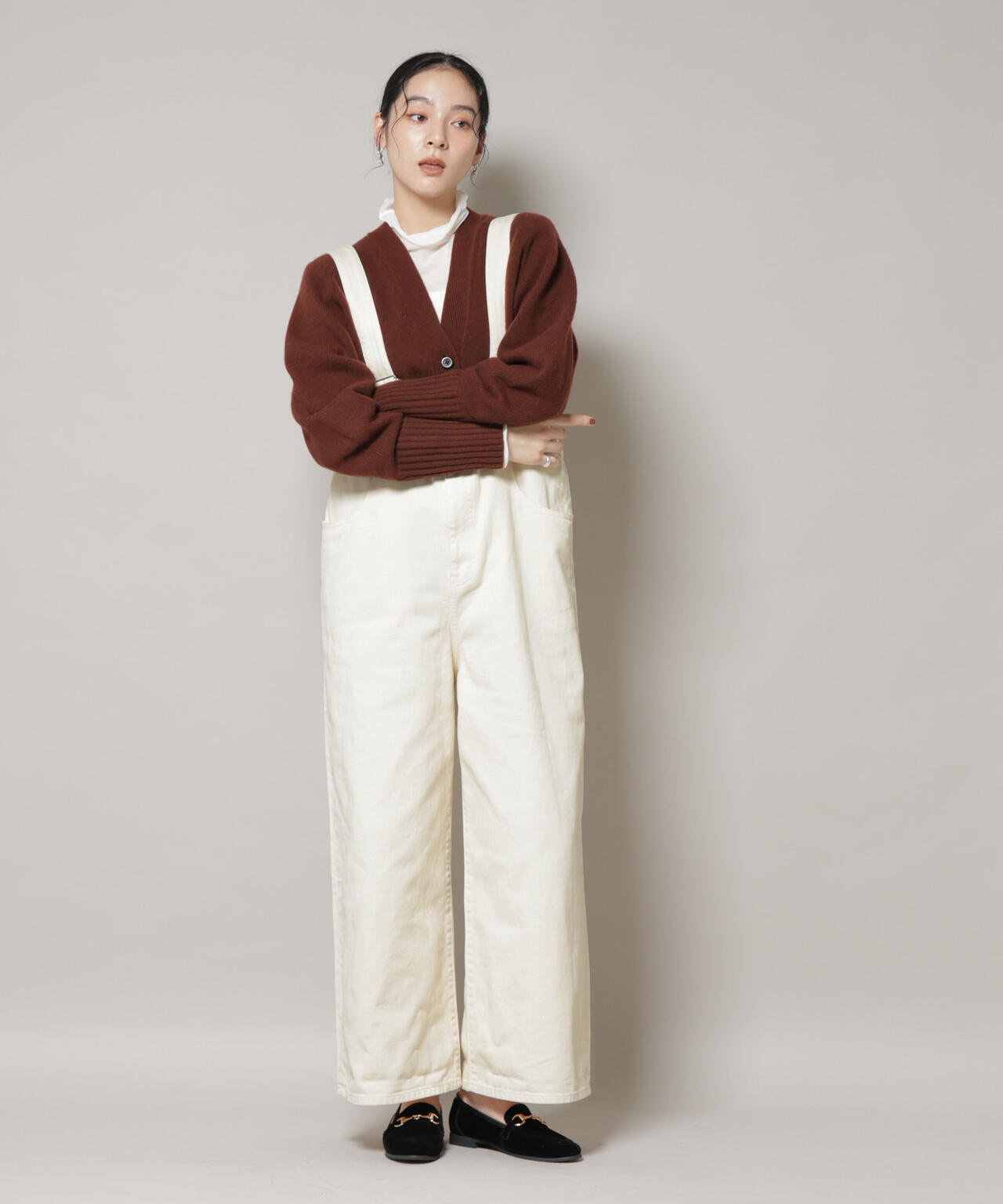 コットンワイドサロペット 6695219321