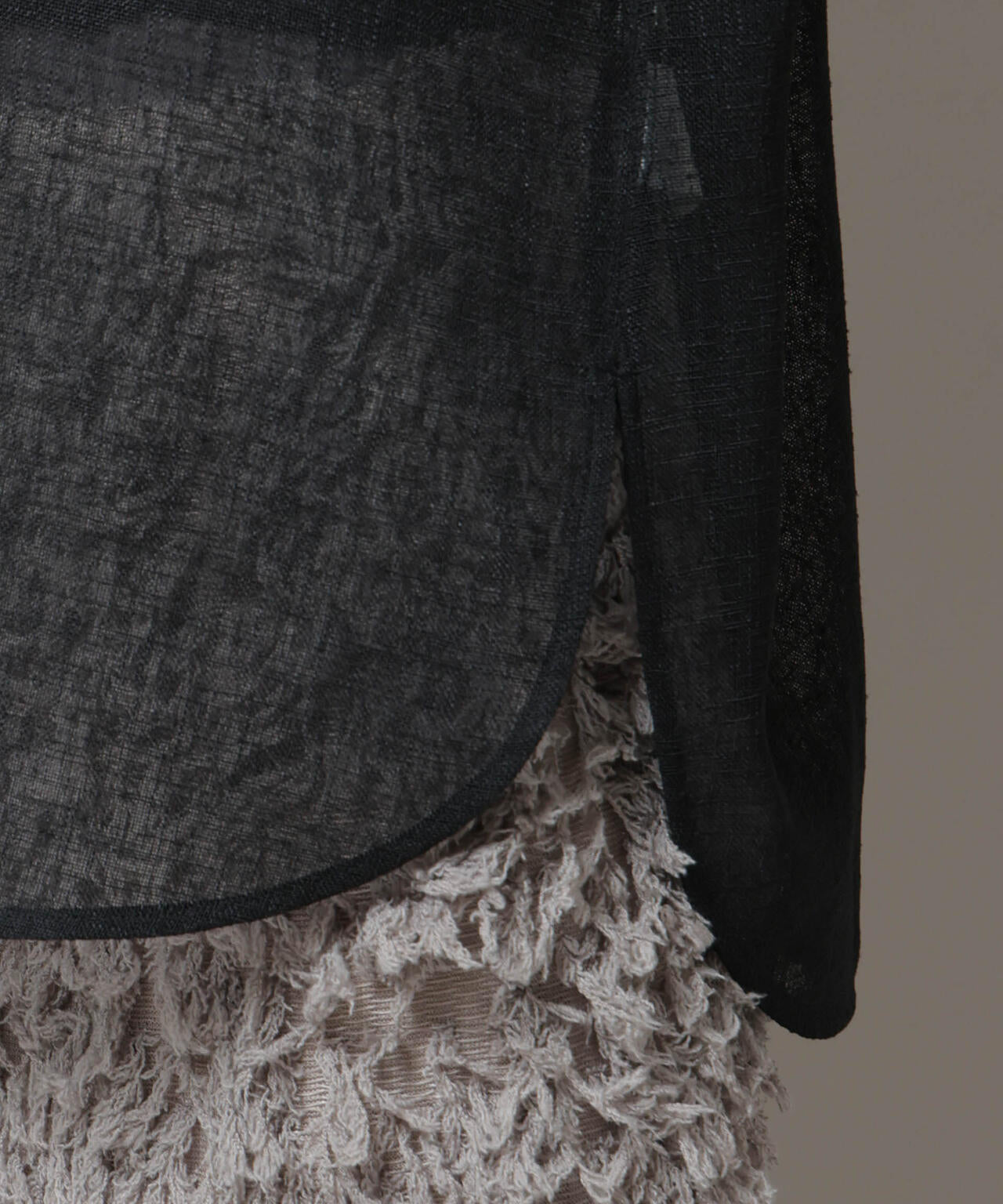 オーバーサイズメッシュブラウス 6695220304