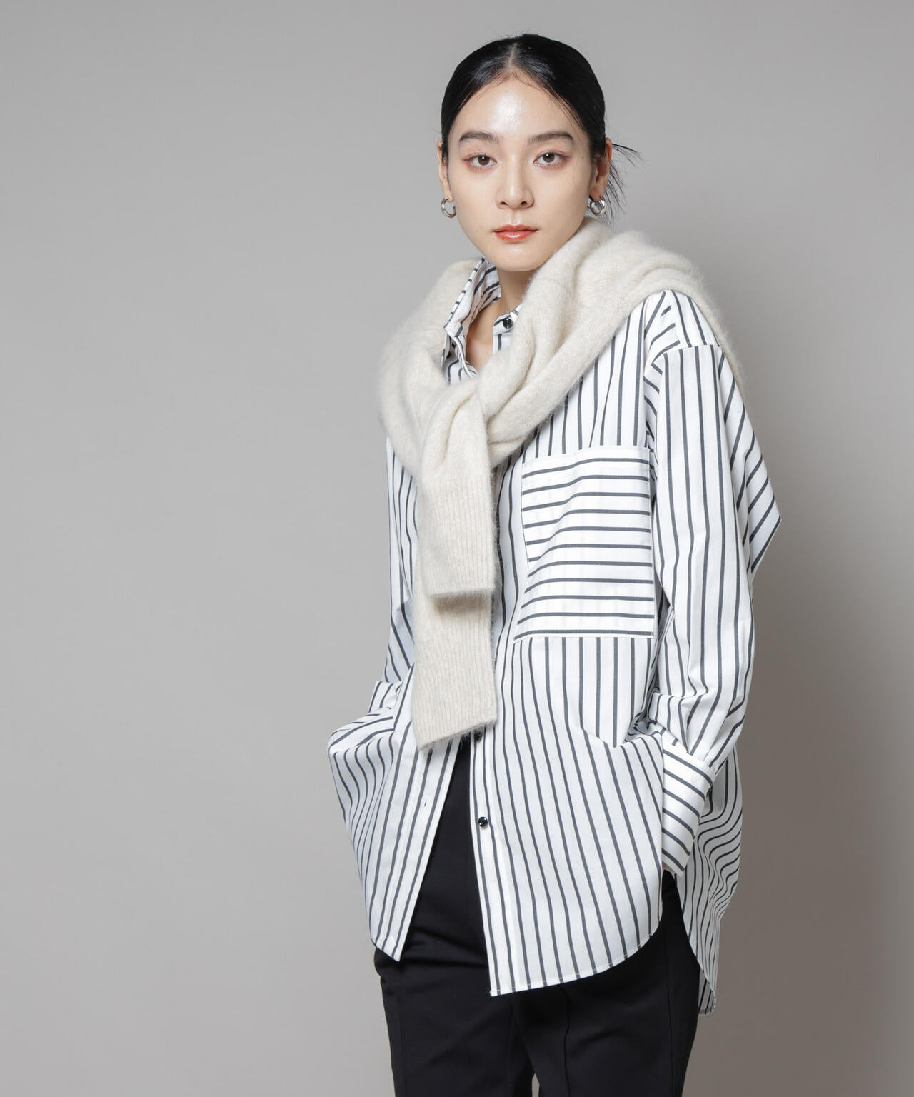 バッククロスオーバーシャツ 6695220309