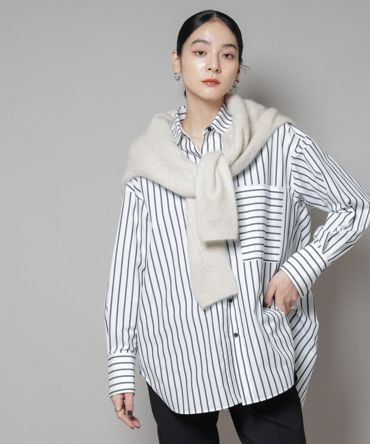 バッククロスオーバーシャツ 6695220309