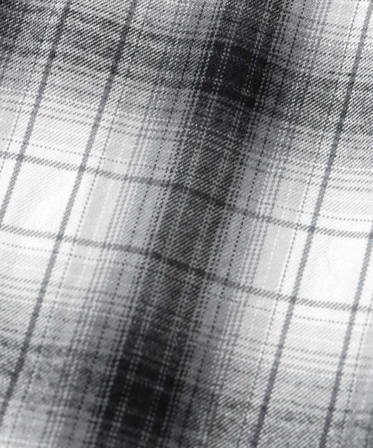 オンブレチェックオーバーネルシャツ 6695220313