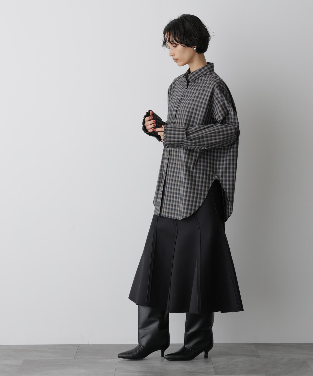 「STEVELOUR」モダンプレッピーシャツ 6695220315