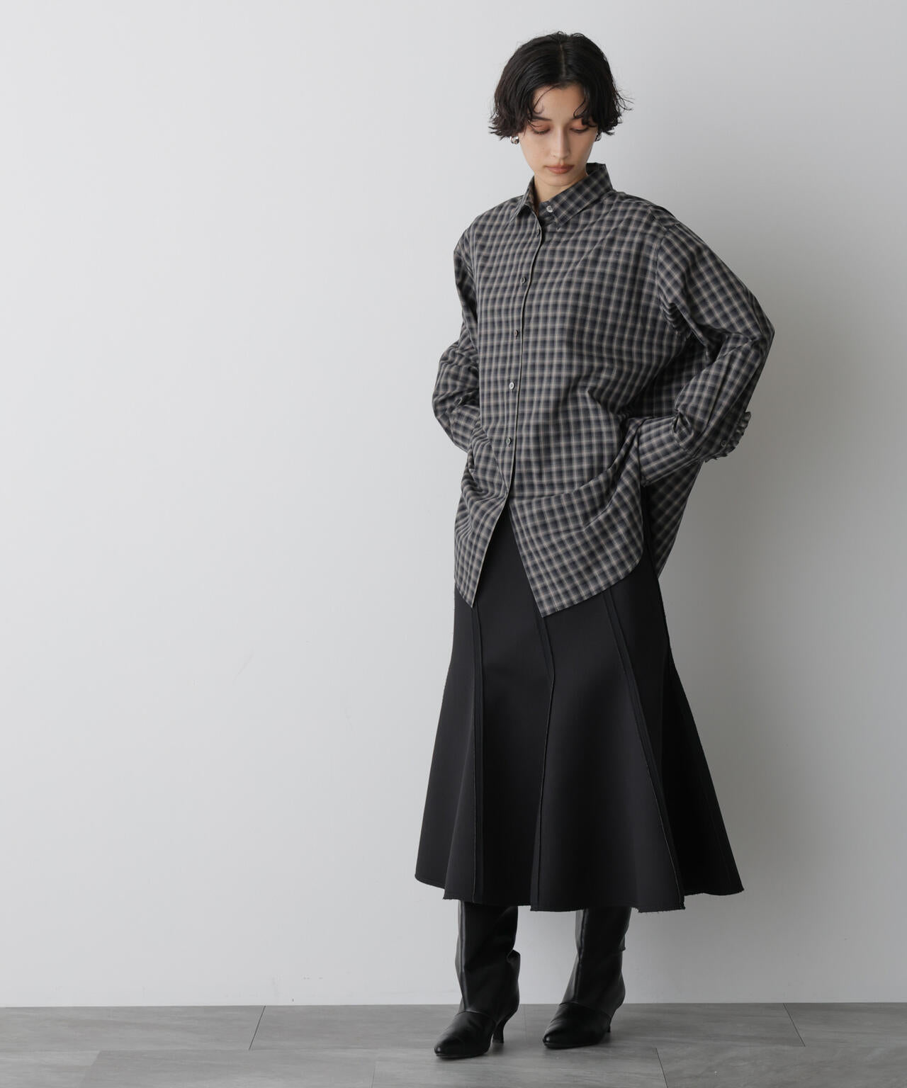 「STEVELOUR」モダンプレッピーシャツ 6695220315