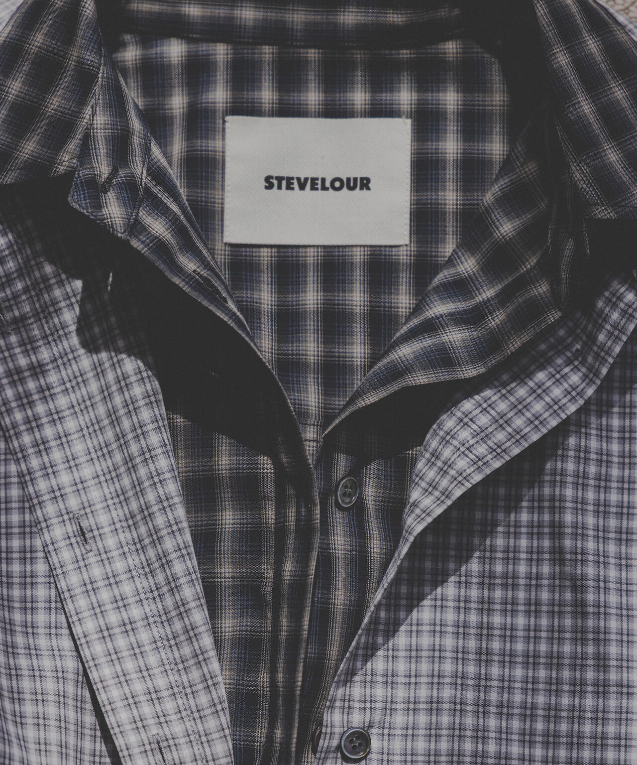 「STEVELOUR」モダンプレッピーシャツ 6695220315