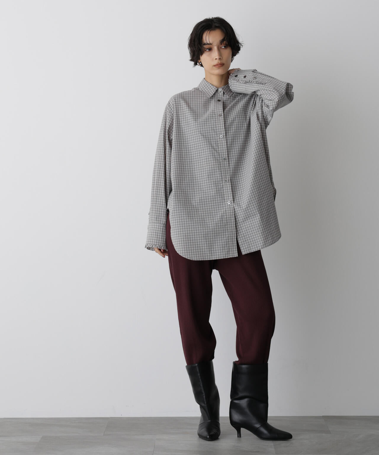 「STEVELOUR」モダンプレッピーシャツ 6695220315