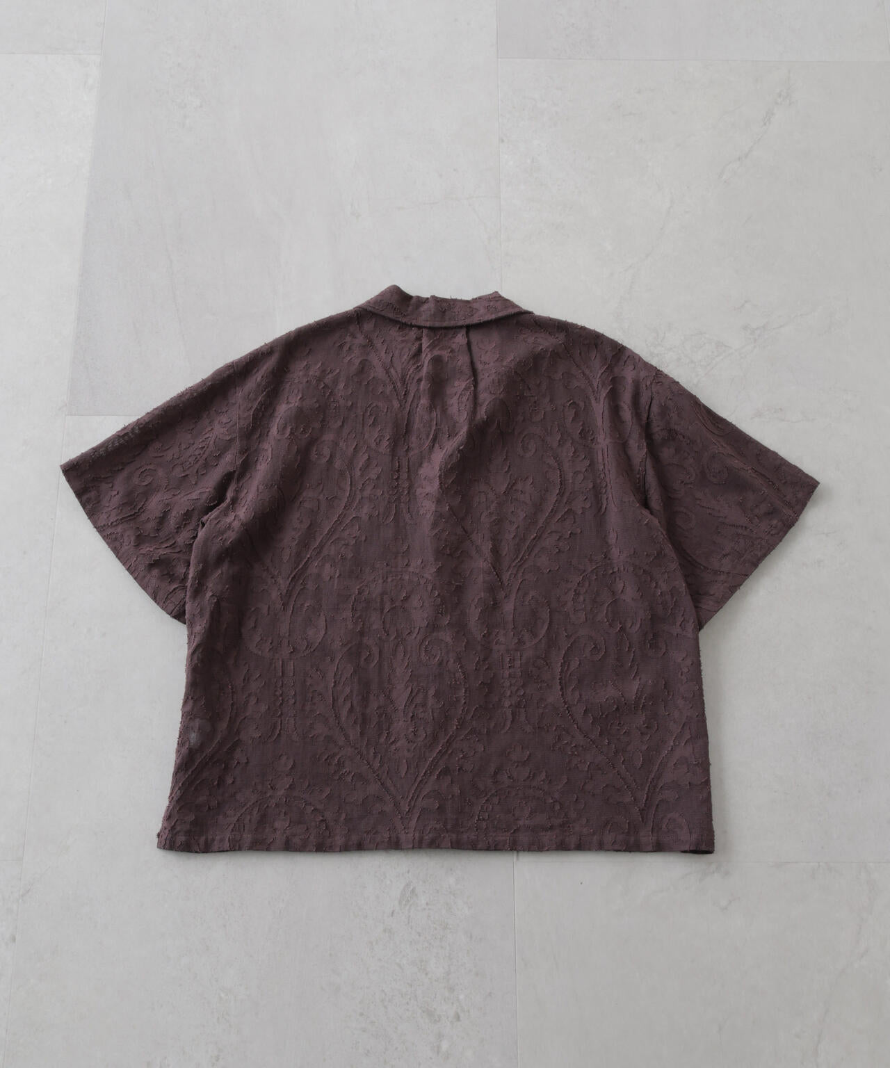 made in india カットワークジャカードシャツ(セットアップ可) 6695221300