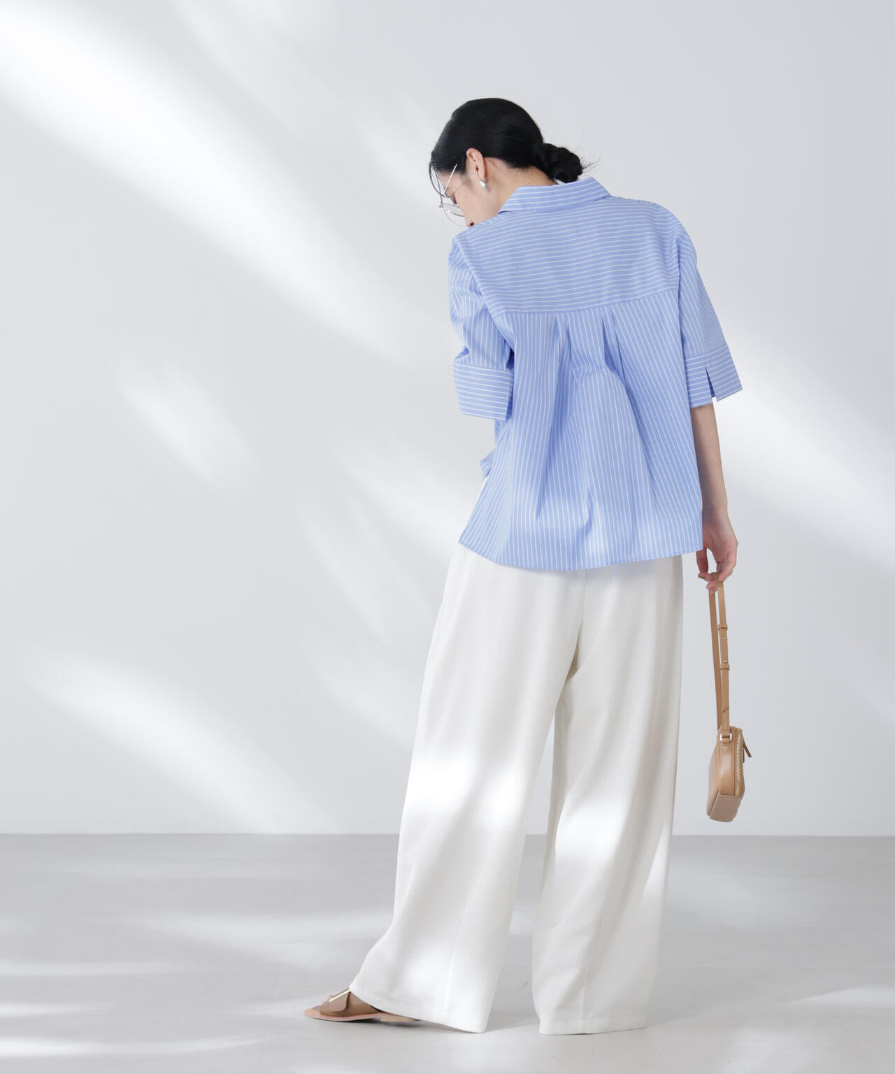 ワイドスリーブスキッパーシャツ 6695221305