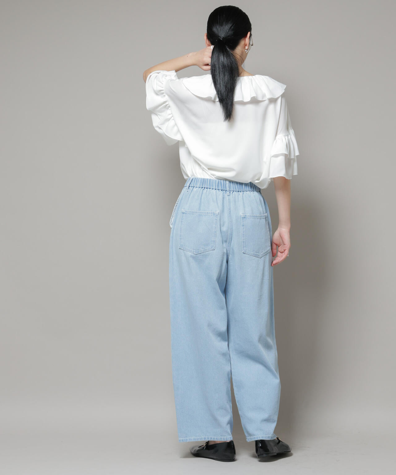 ピコフリルフレアブラウス 6695221308