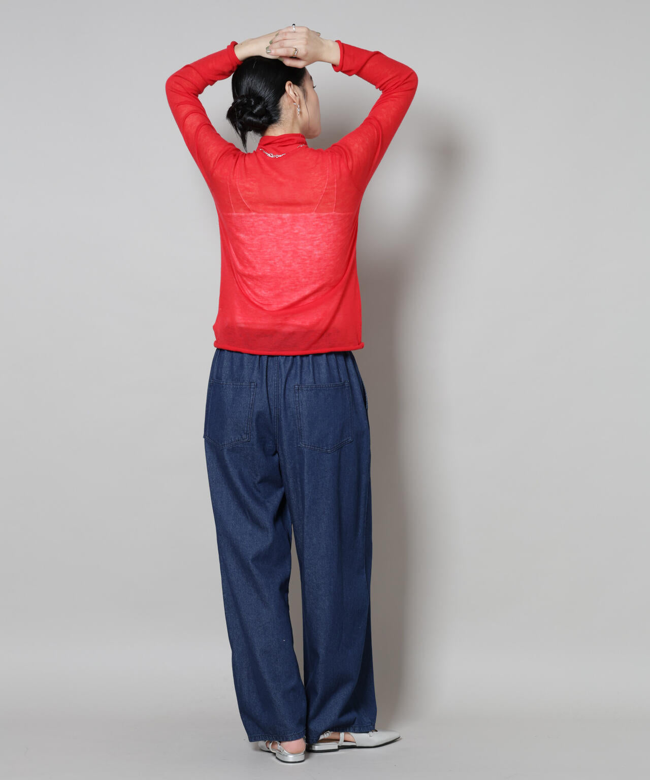 スイビウールタートルネックニットプルオーバー 6695222300