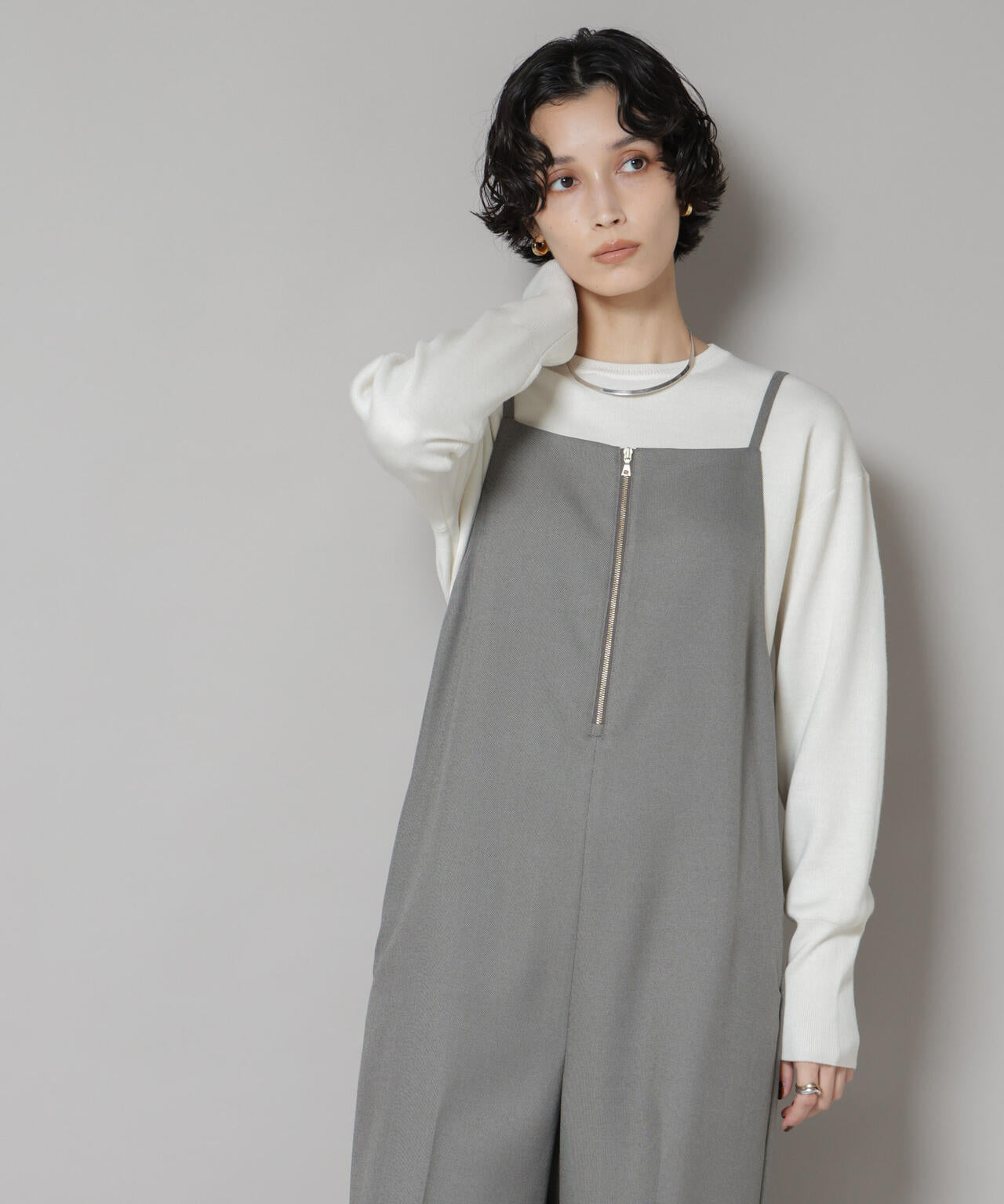 毛玉レスニットスムースクルーネックプルオーバー 6695222302