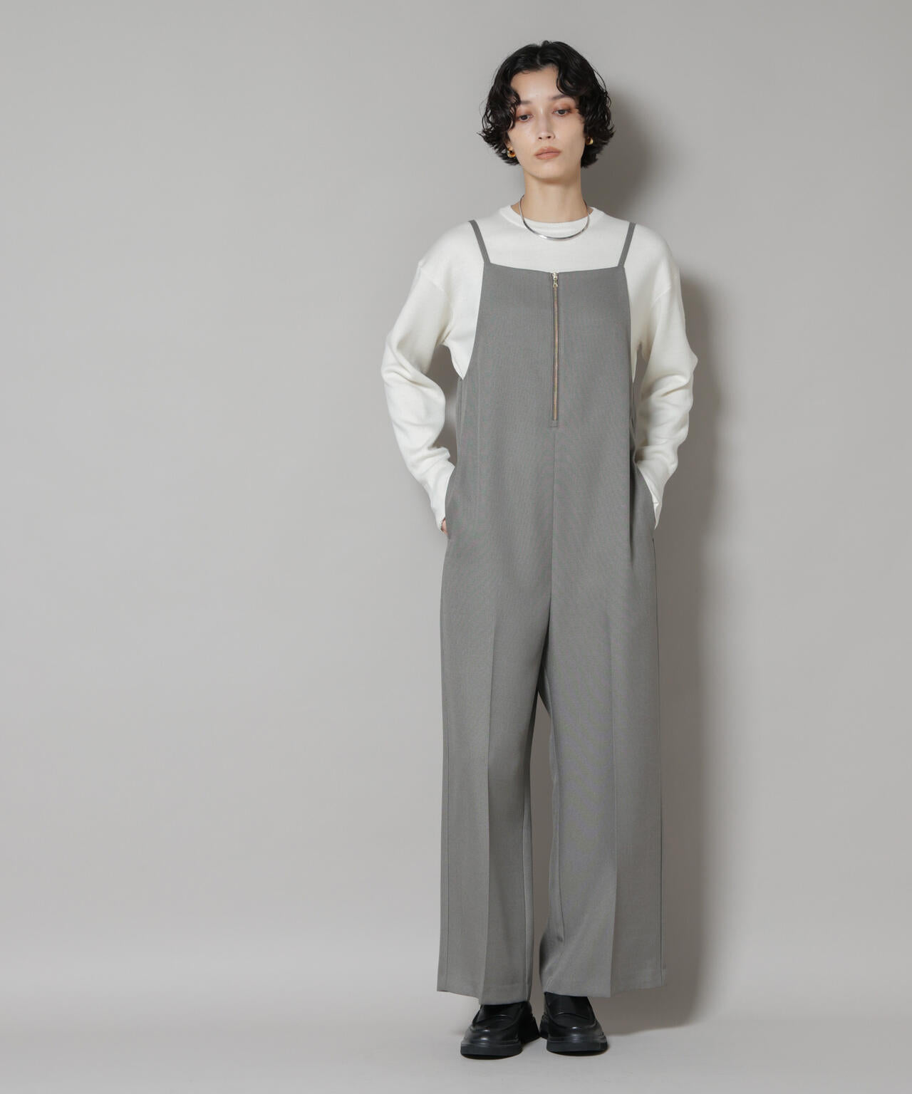 毛玉レスニットスムースクルーネックプルオーバー 6695222302