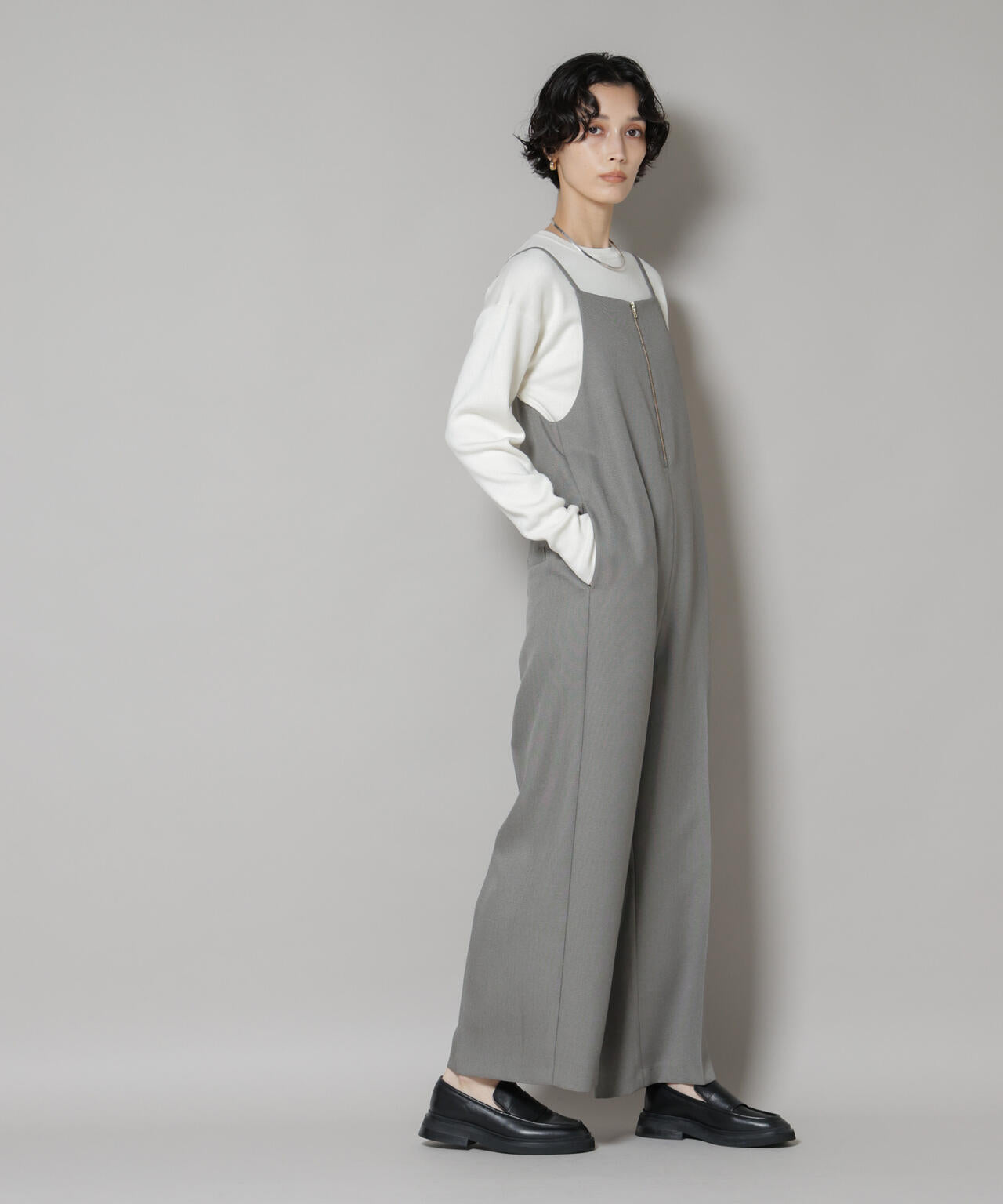 毛玉レスニットスムースクルーネックプルオーバー 6695222302