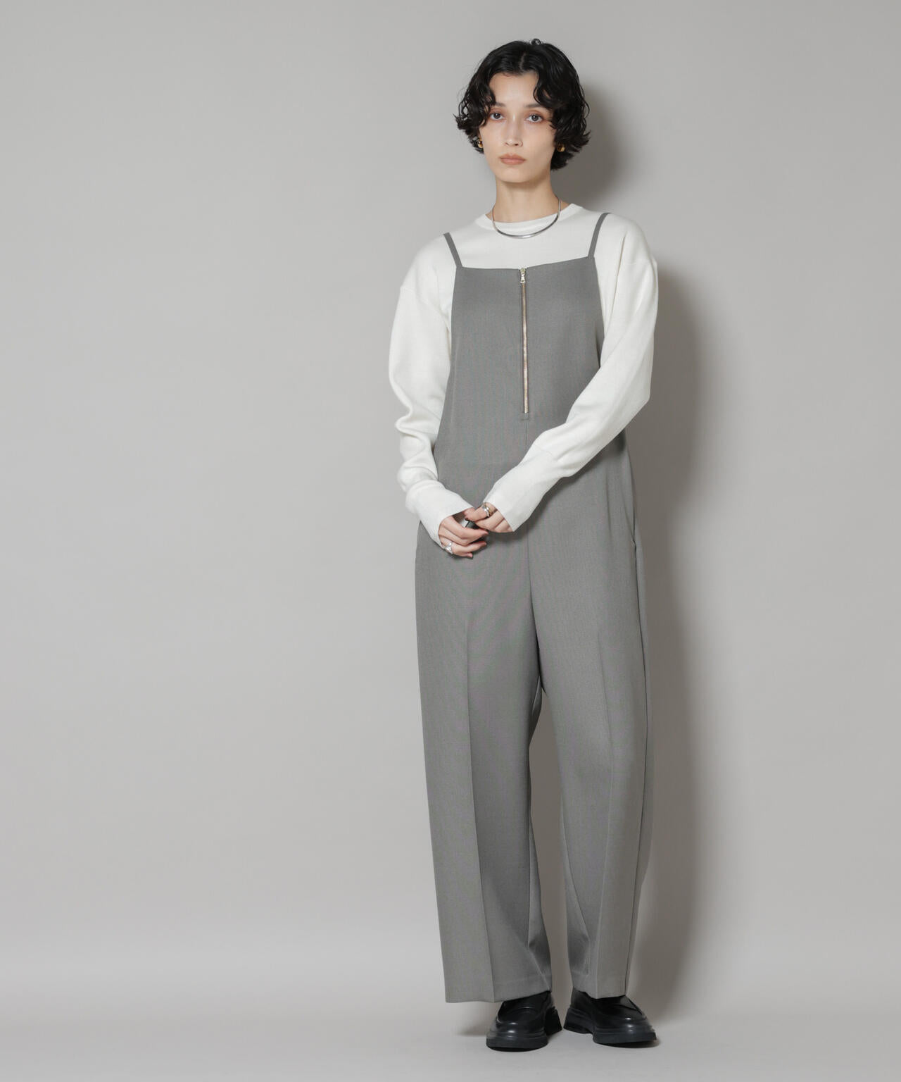 毛玉レスニットスムースクルーネックプルオーバー 6695222302