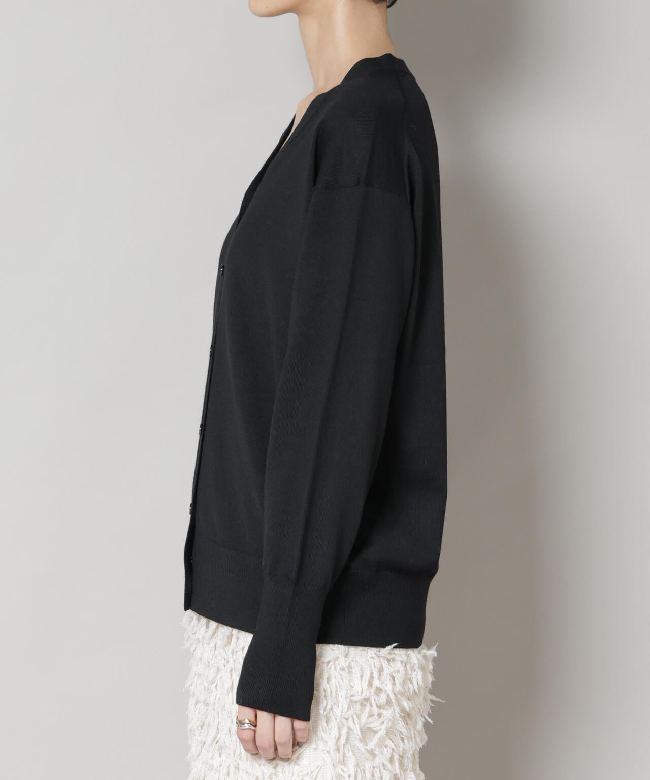 毛玉レスニット2wayカシュクールカーディガン 6695222303