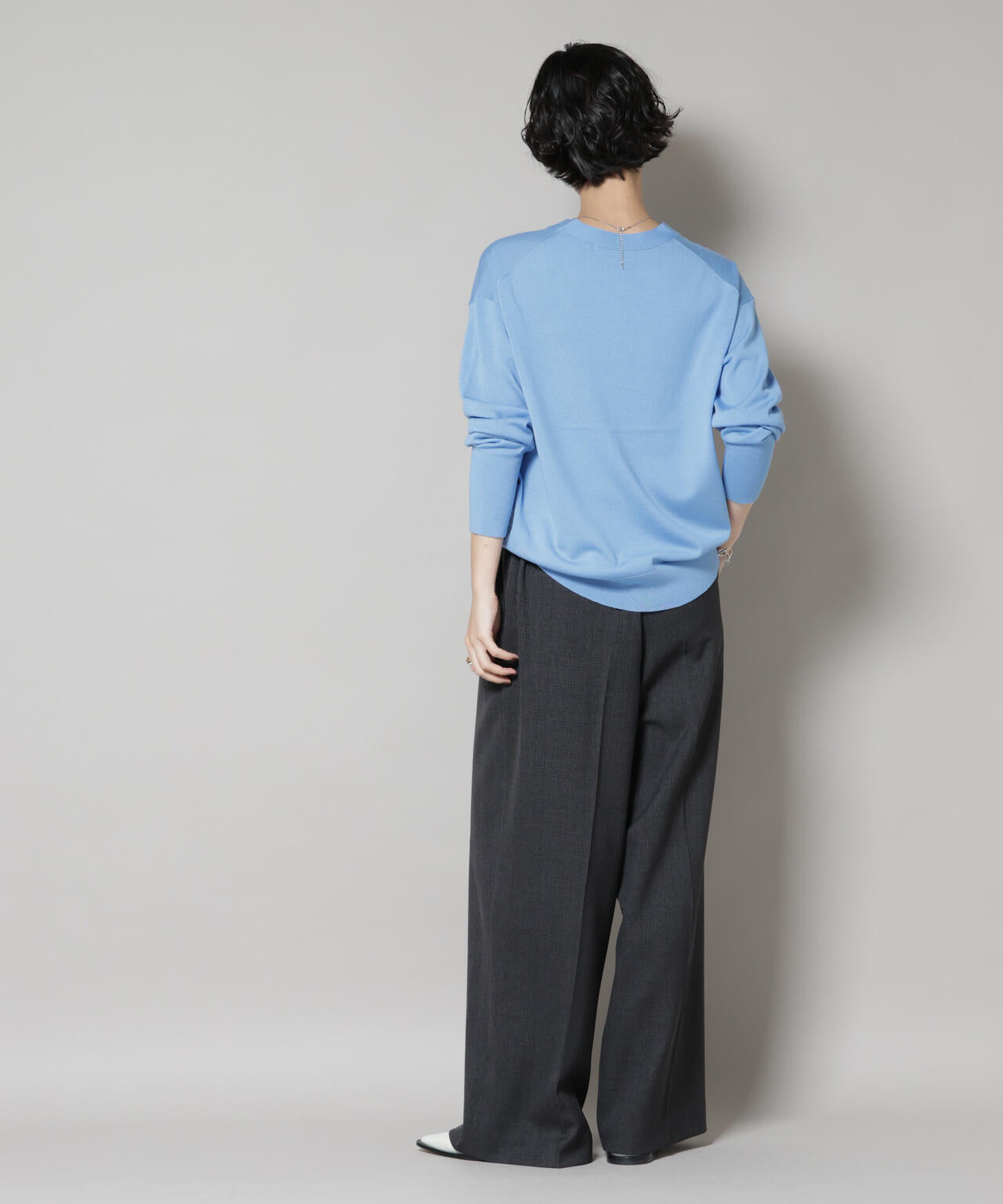 毛玉レスニット2wayカシュクールカーディガン 6695222303