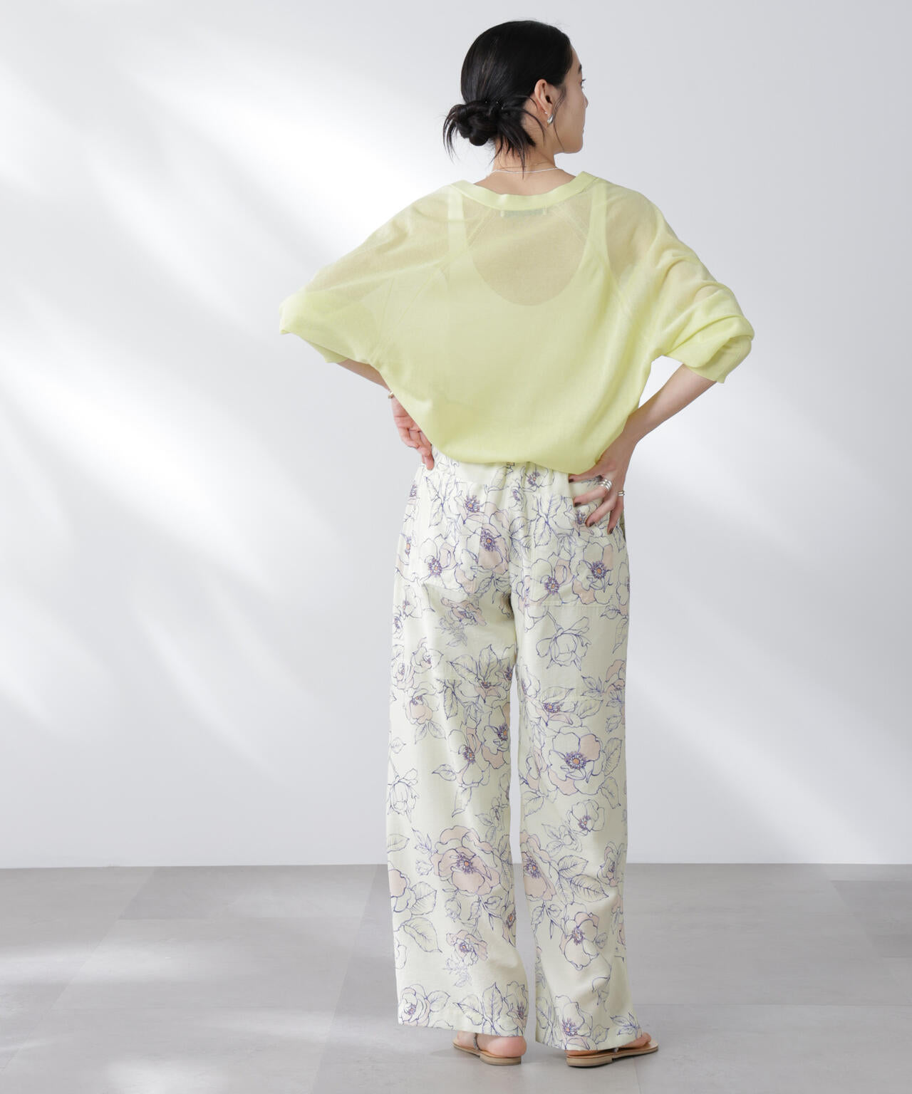 コットンスパークシアーVネックカーディガン 6695222312