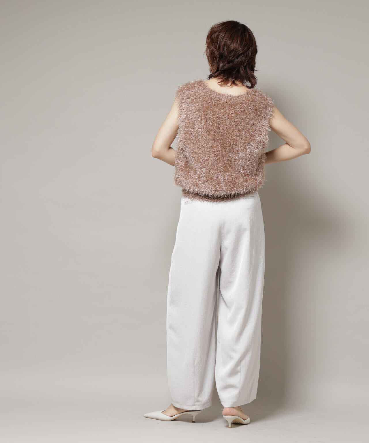 シャギーラメベスト 6695222319