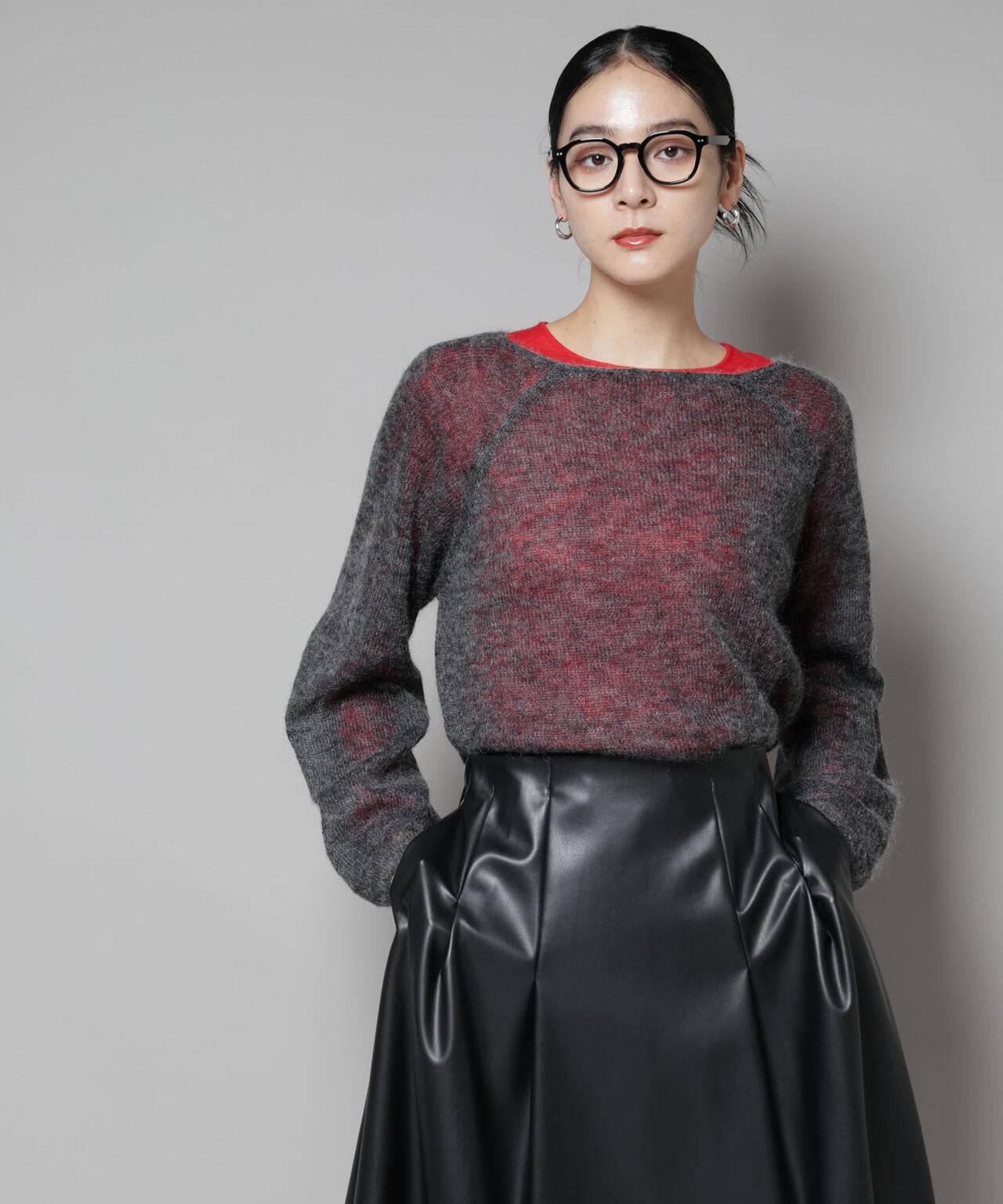 モヘヤ混天竺シアーニット 6695222321