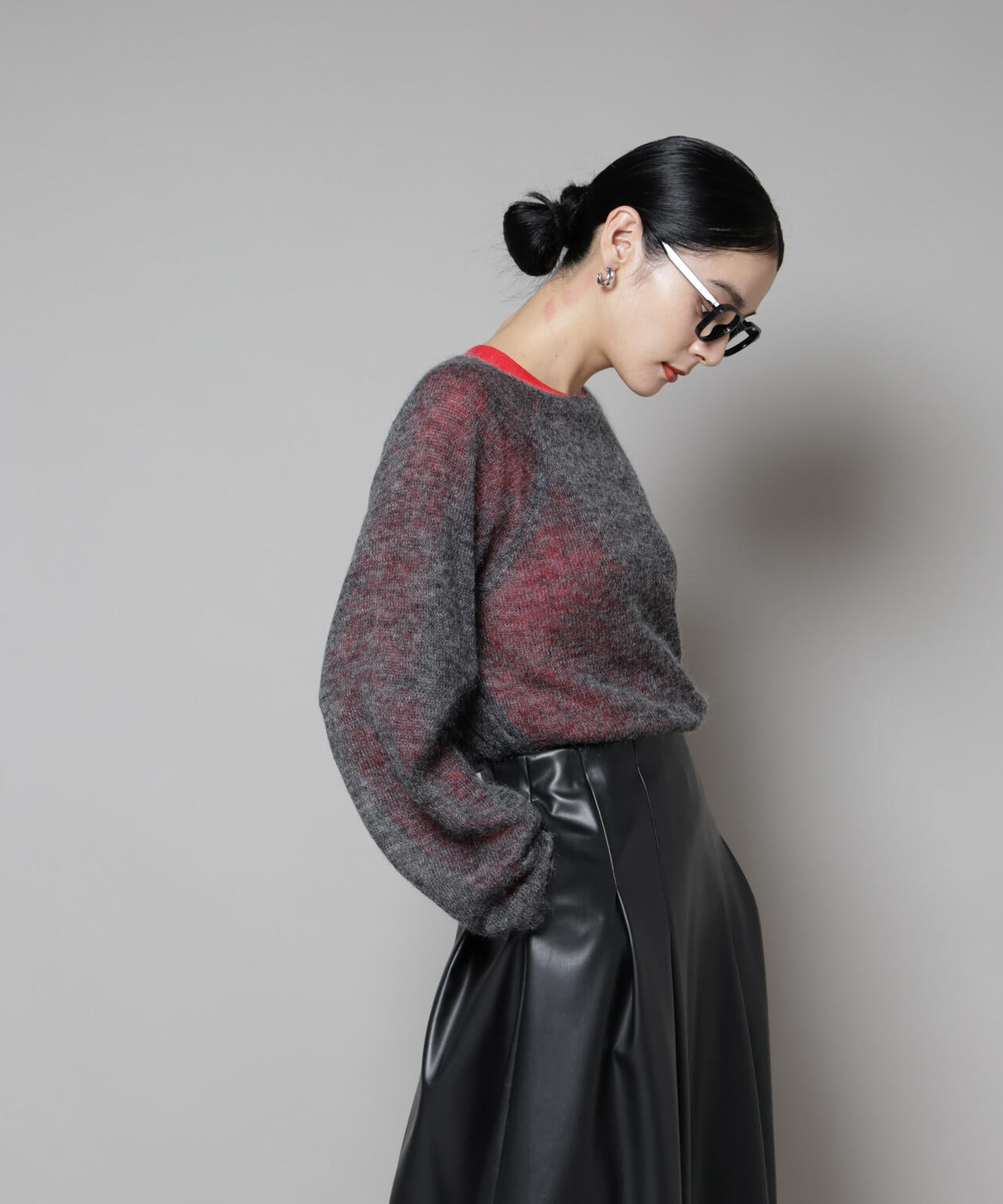 モヘヤ混天竺シアーニット 6695222321