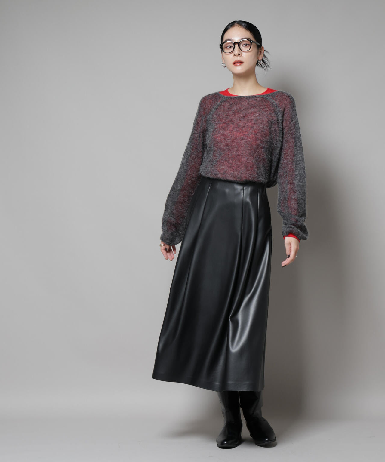 モヘヤ混天竺シアーニット 6695222321