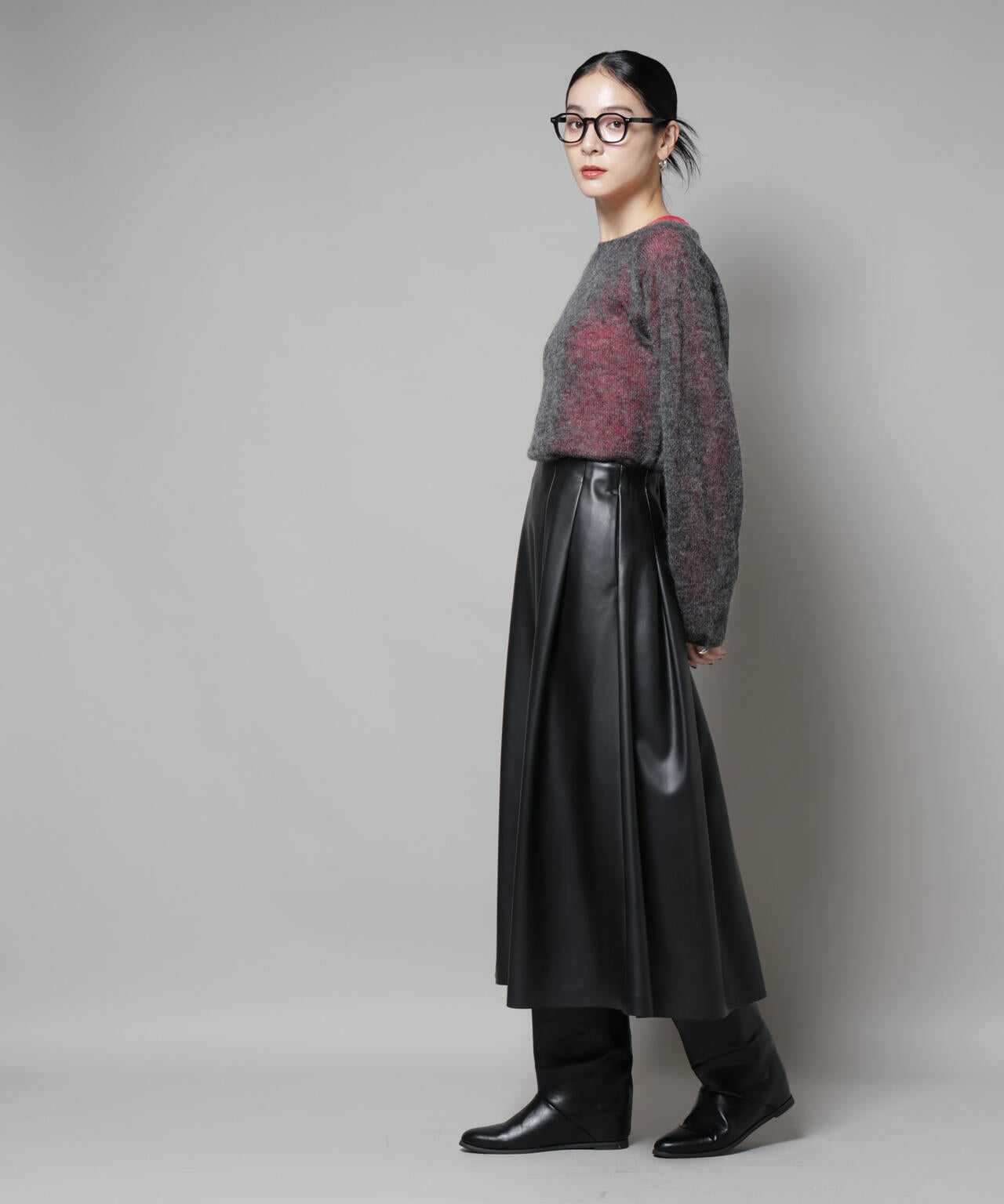 モヘヤ混天竺シアーニット 6695222321