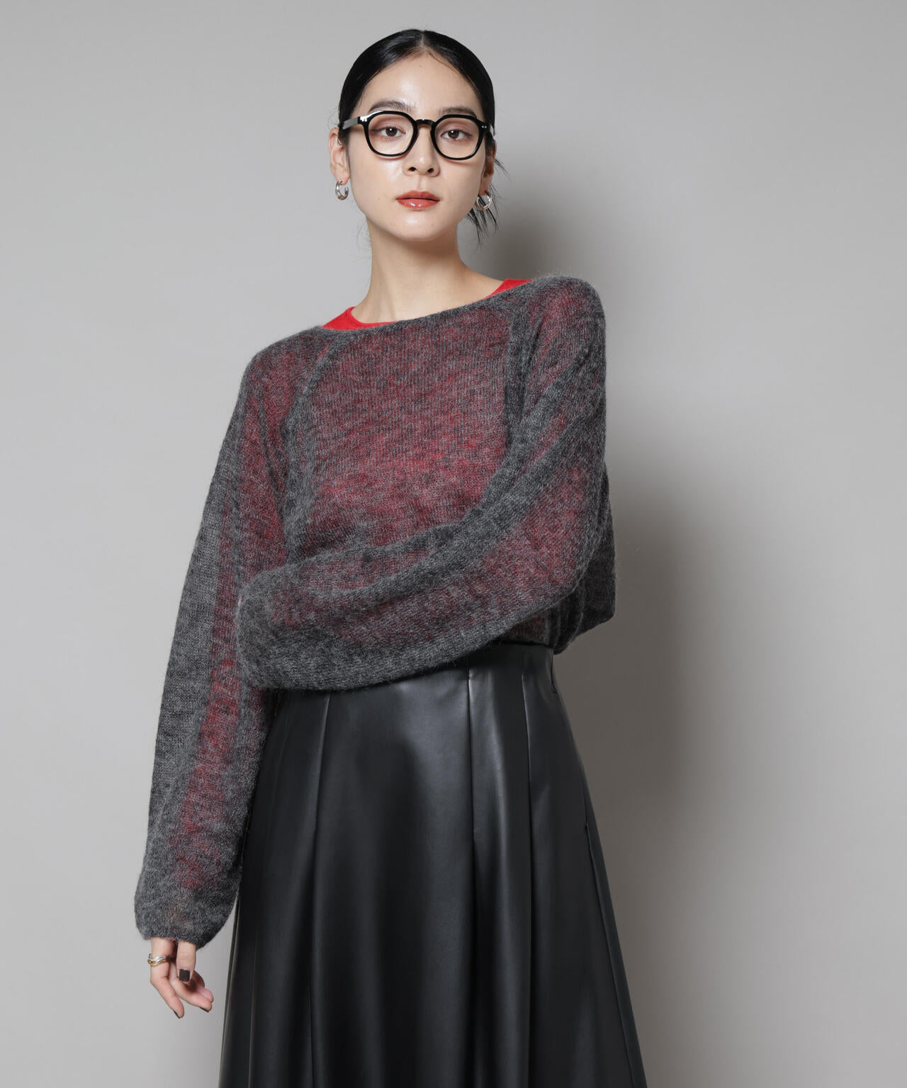 モヘヤ混天竺シアーニット 6695222321