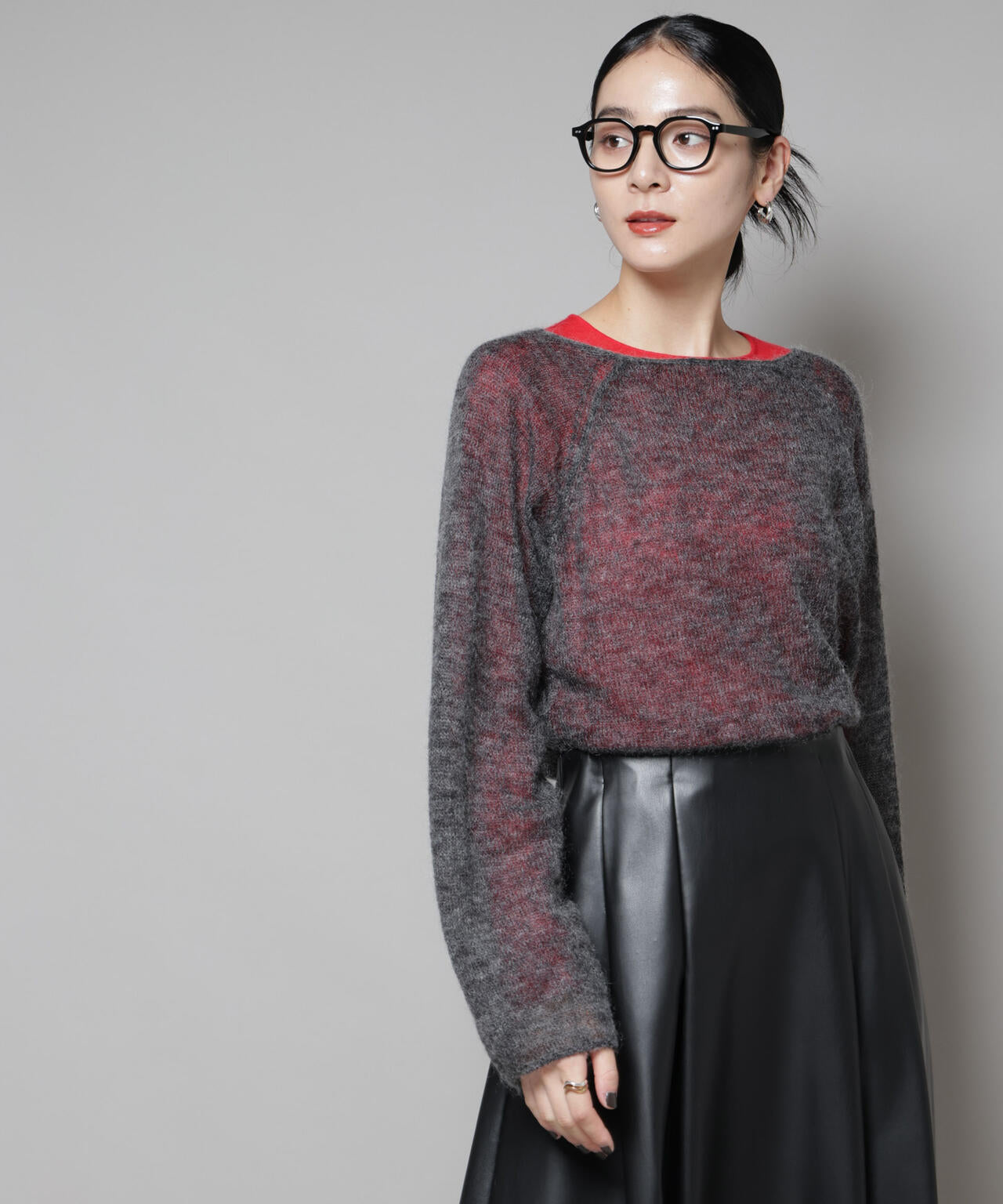 モヘヤ混天竺シアーニット 6695222321