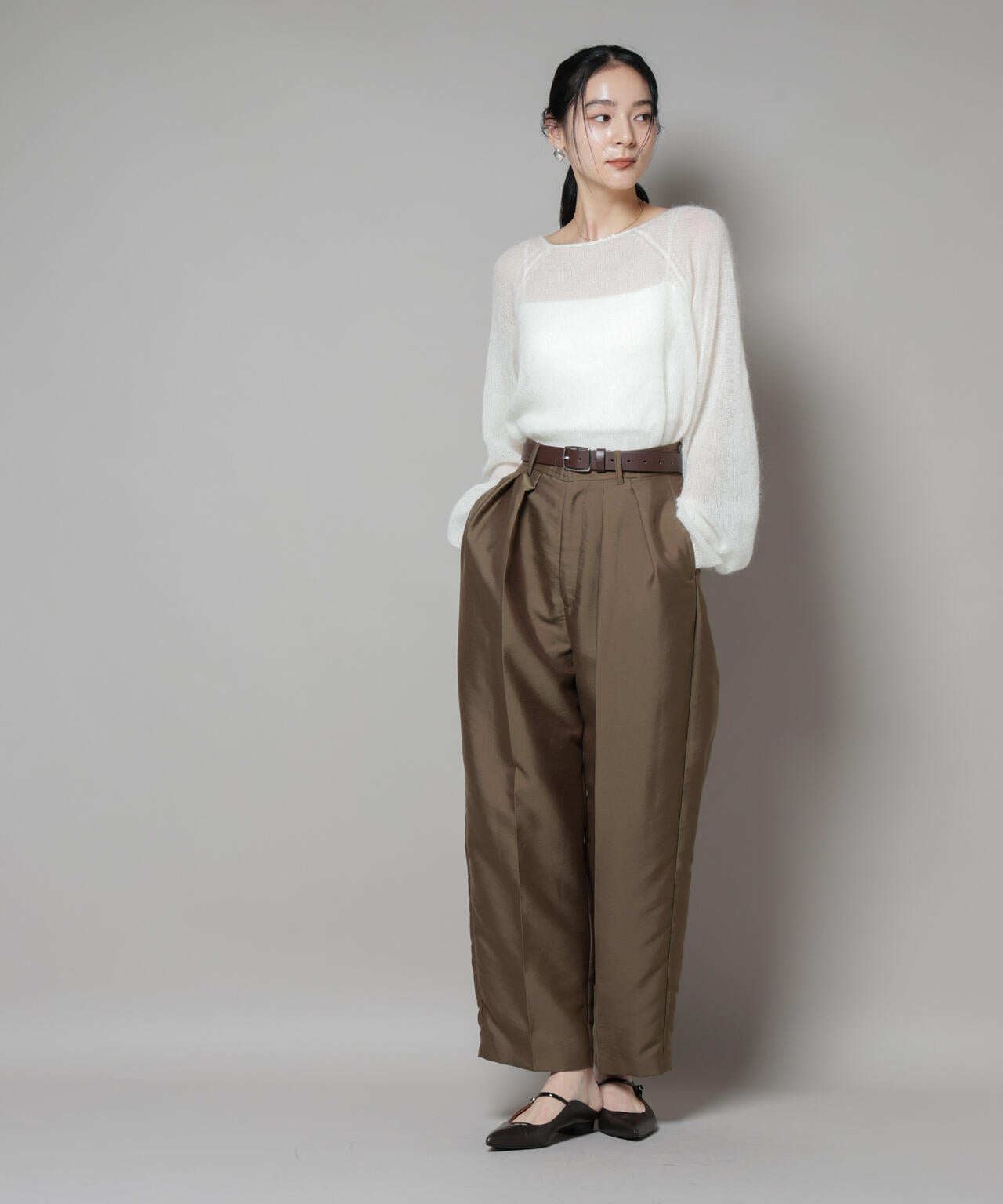 モヘヤ混天竺シアーニット 6695222321