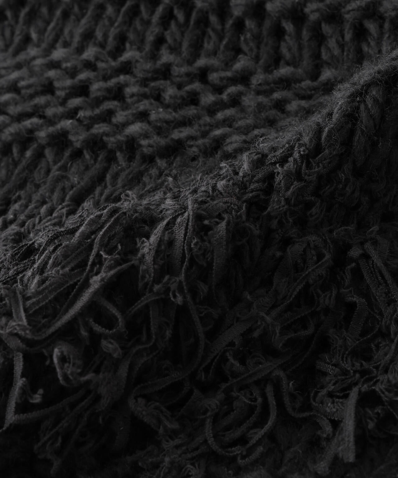 異素材ボーダーフリンジニットプルオーバー 6695222326